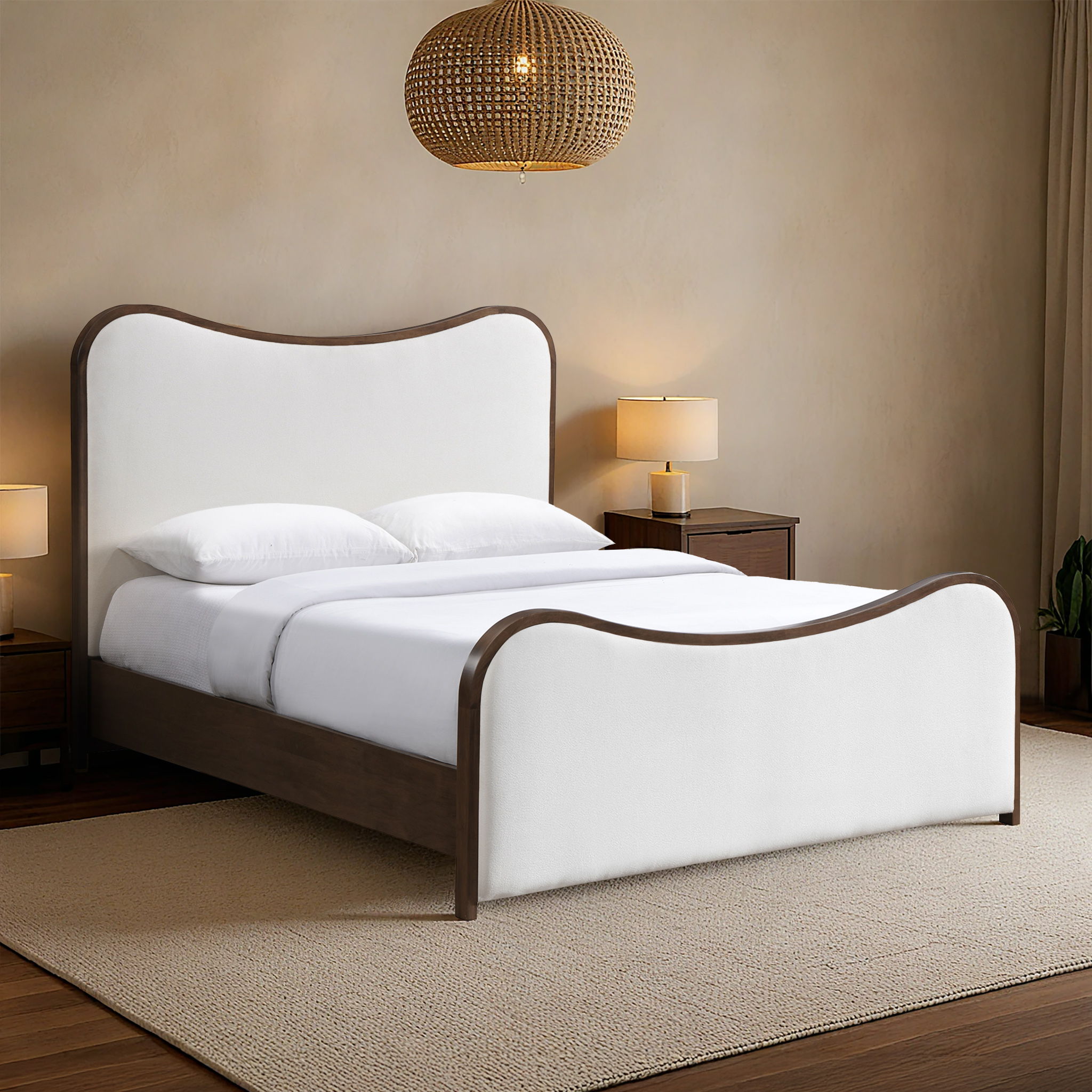 Arvada - Full Bed - Cream