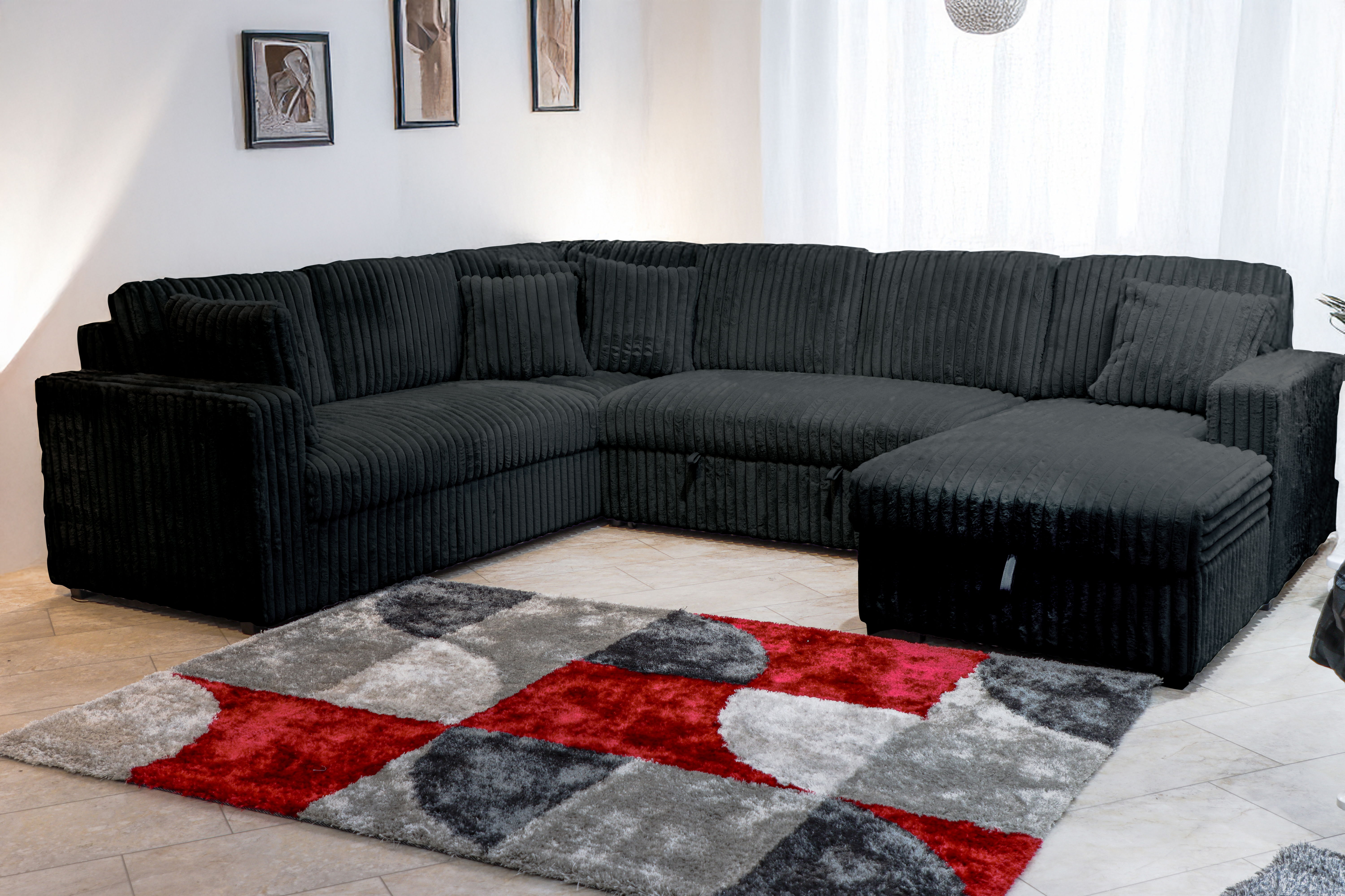 Bliss - LSF Loveseat With Corner - Midnight