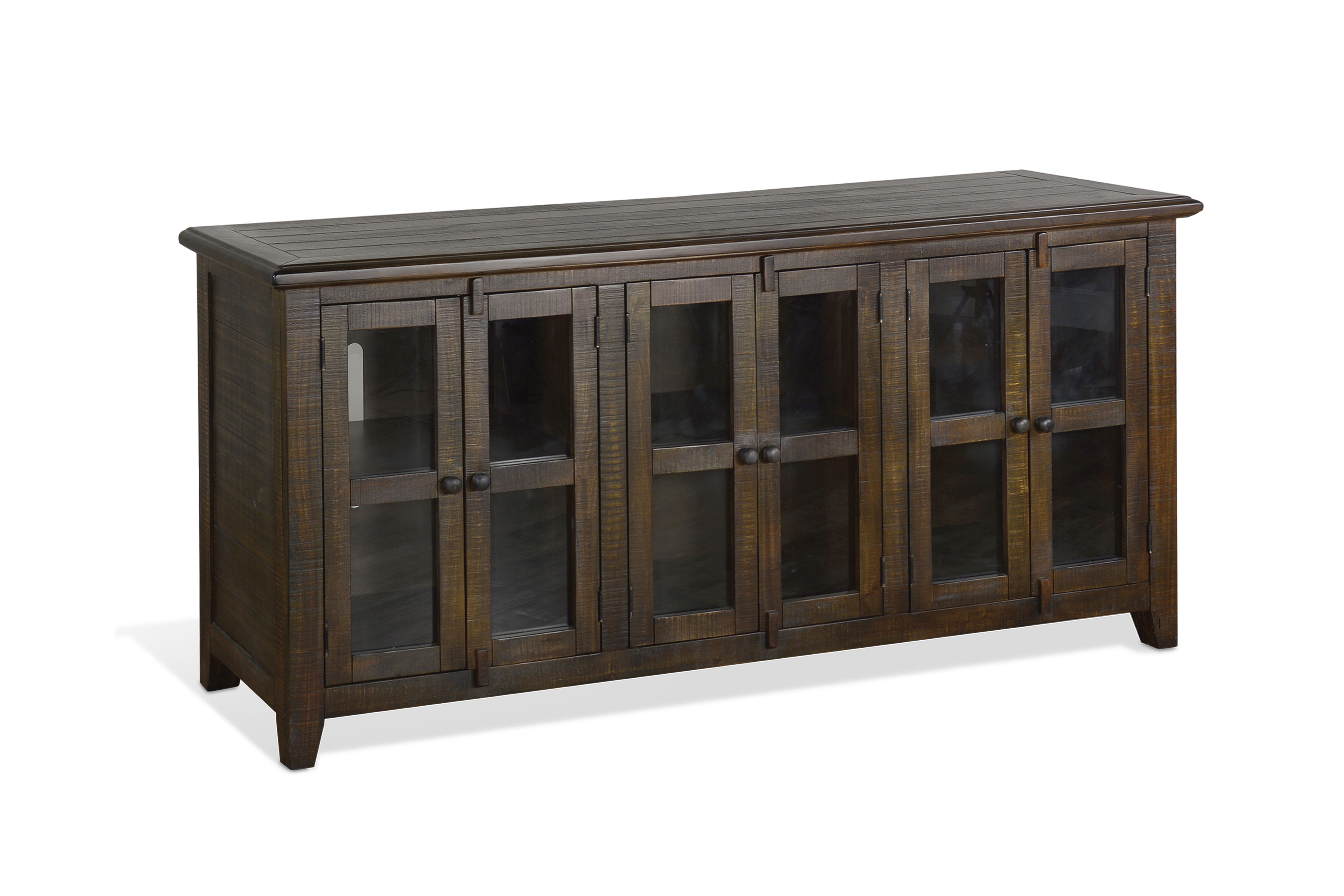 70\" TV Console - Tobacco Leaf Image