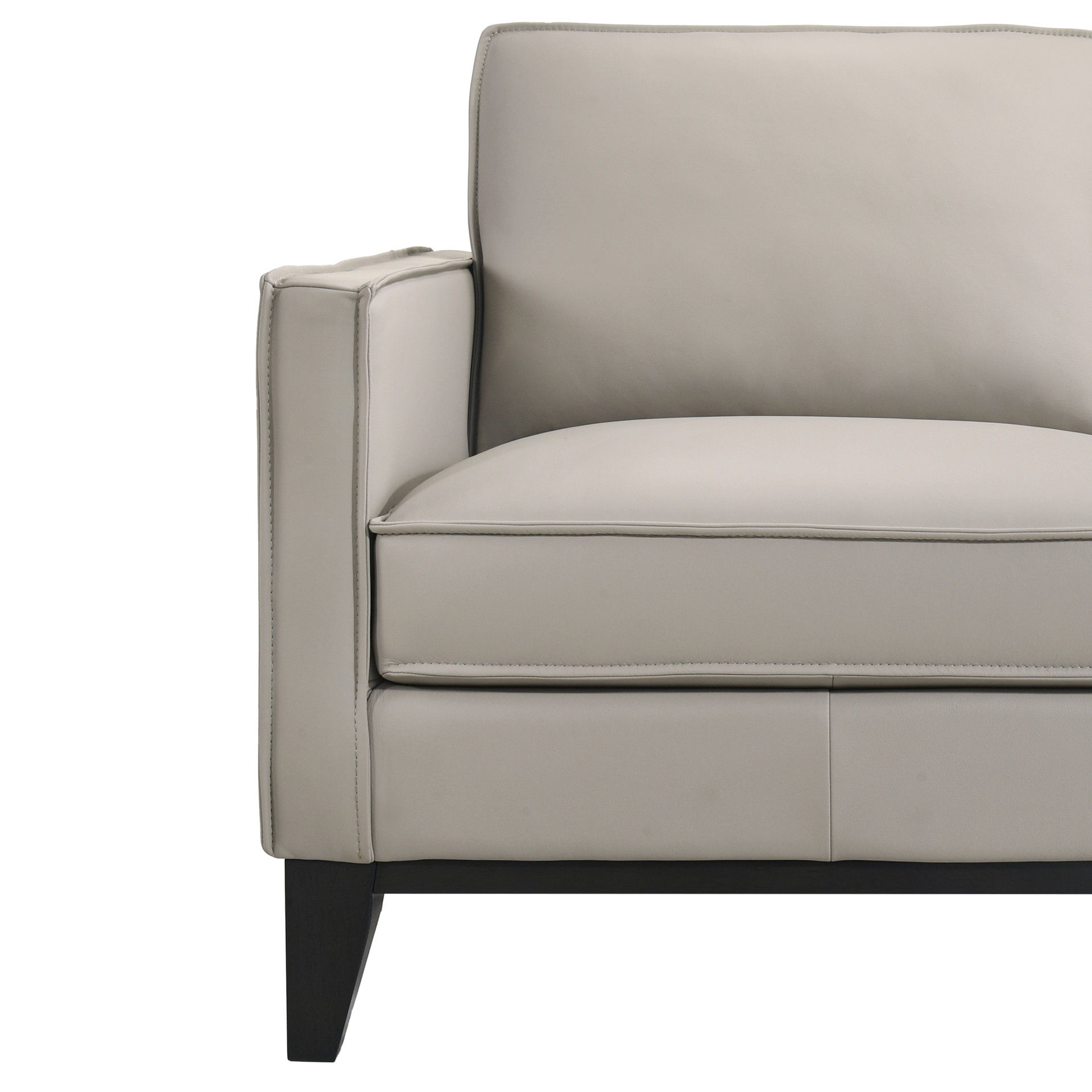 Aaron - Loveseat - Mist Gray, gray, view 5