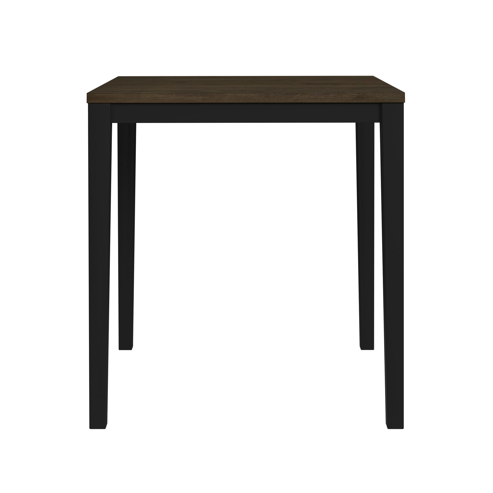 Tulane - 5 Piece Dining Set (Counter Table & 4 Counter Chairs) - Oak & Black
