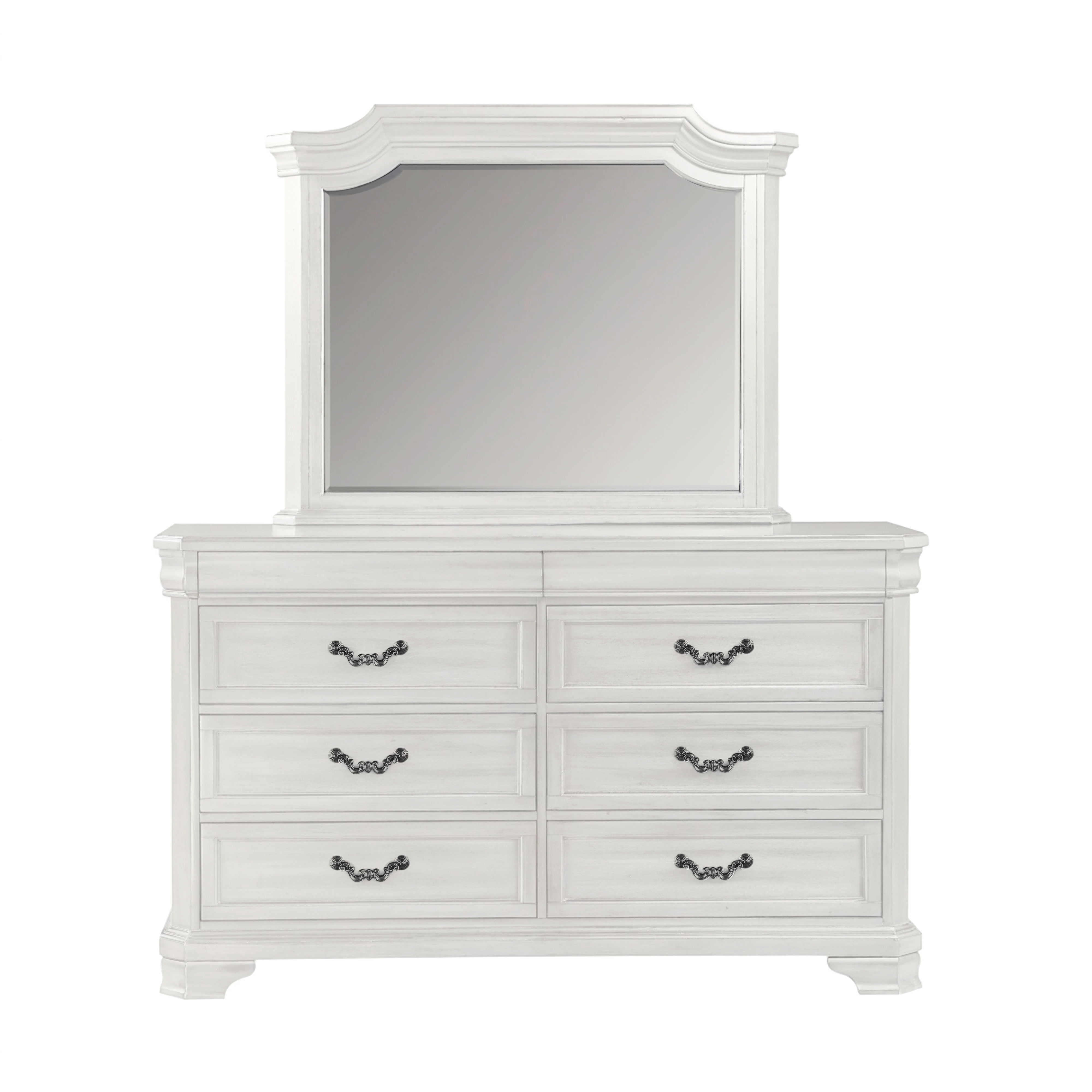 Lyndhurst - Dresser & Mirror - White