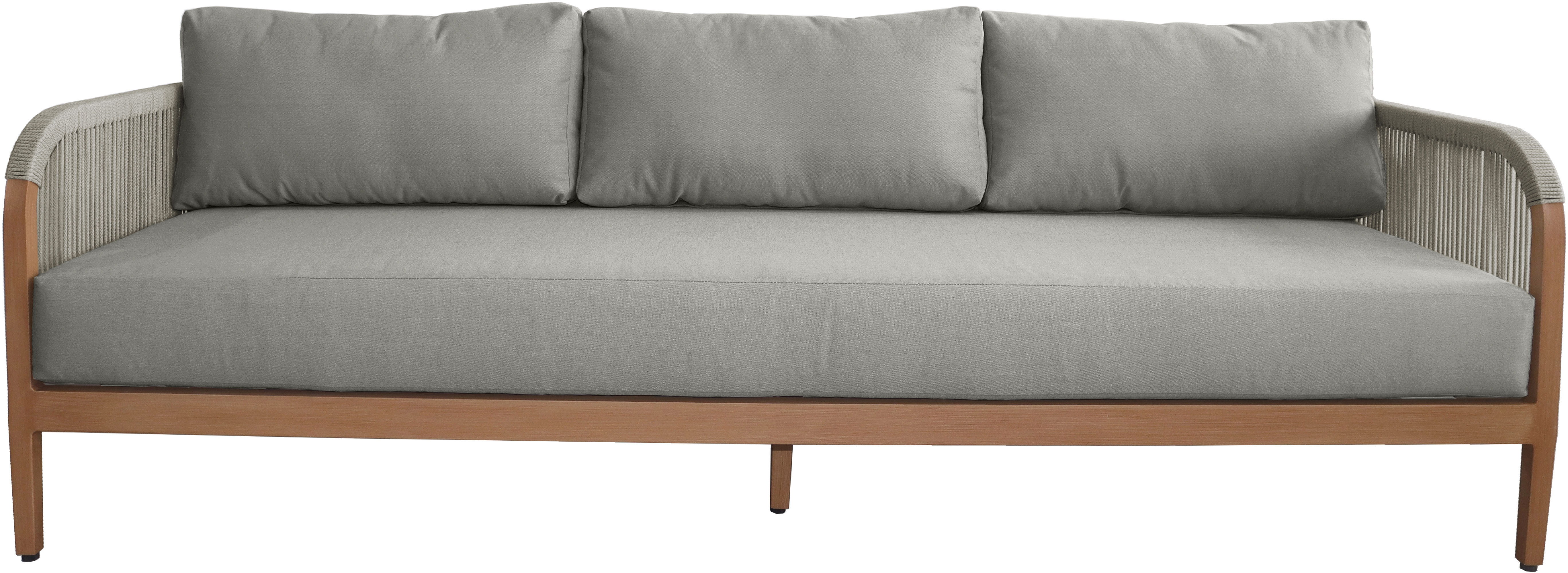 Maui - Water Resistant Outdoor Patio Sofa - Gray