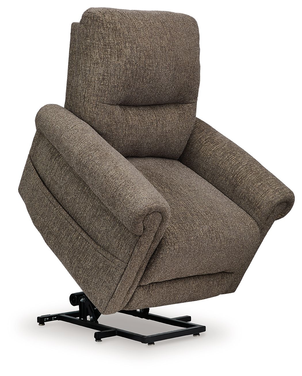 Ashley Furniture Aureta - Power Lift Recliner - Earth - Image 5