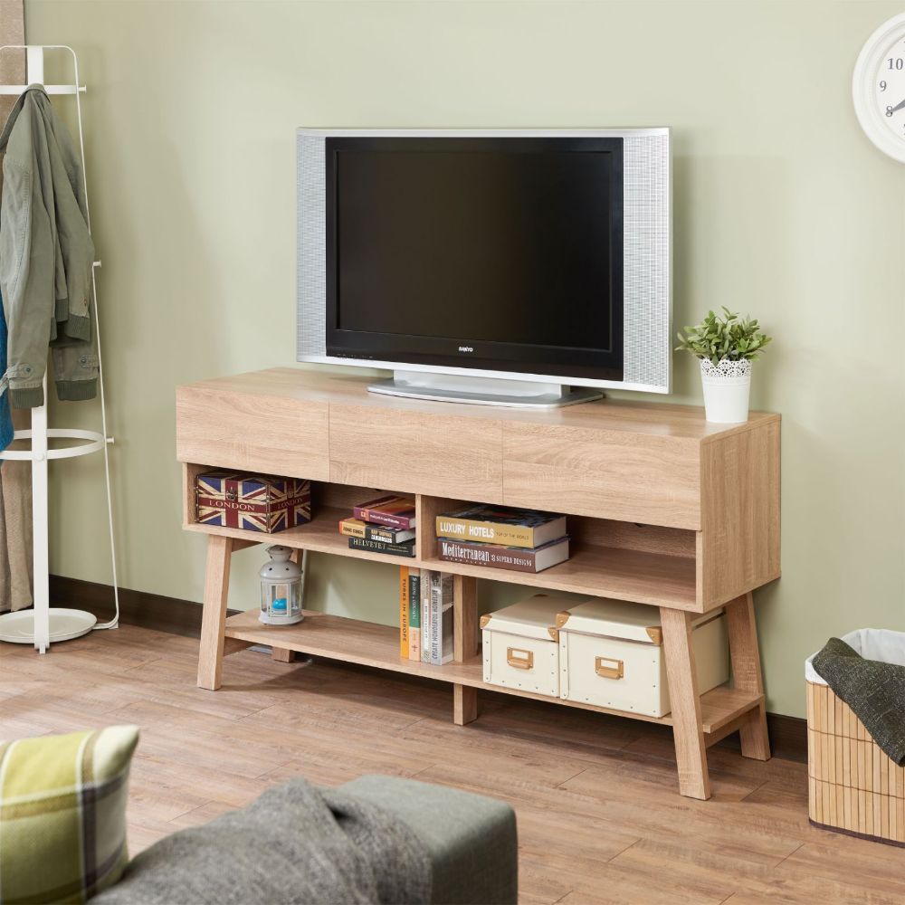 Ariza - TV Stand - Rustic Natural, beige, view 5
