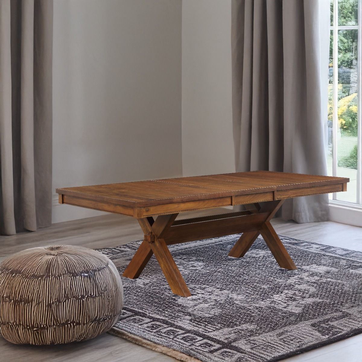 Apollo - Dining Table - Walnut, dark brown, view 6