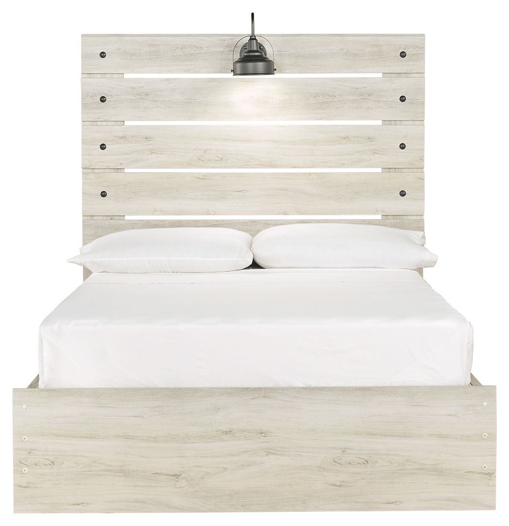 Ashley Furniture Cambeck - Full Panel Bed With 4 Storage Drawers - Whitewash - Image 4
