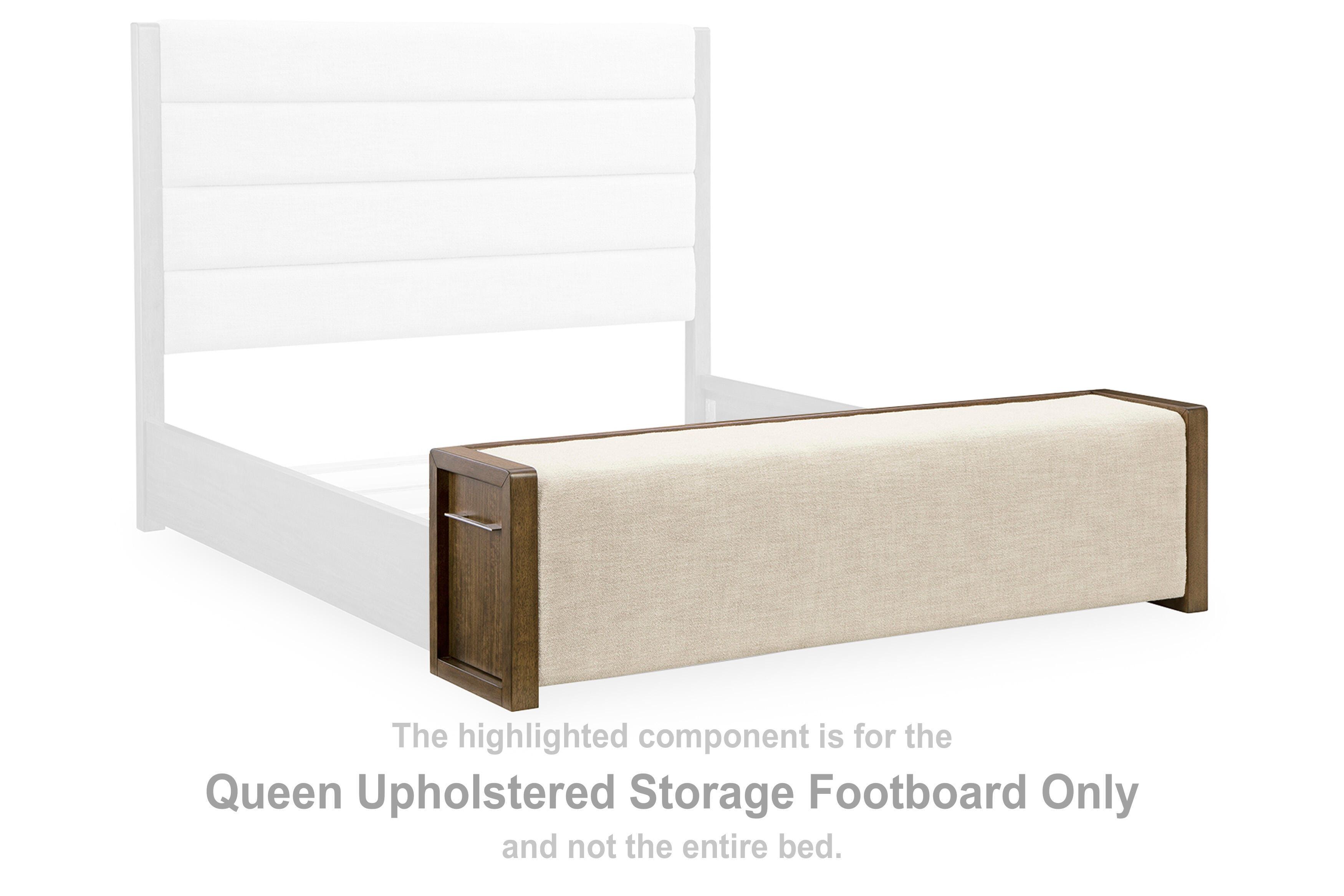 Marxmore – Queen Upholstered Storage Footboard – Brown