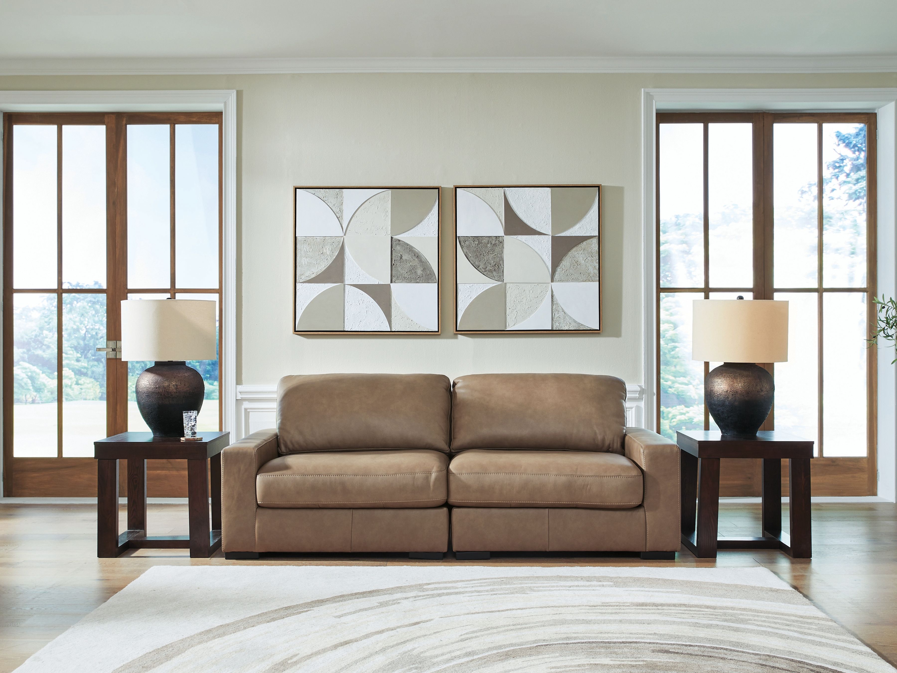 Ashley Furniture Veronella - 2-Piece Sectional Sofa - Sahara - Image 4