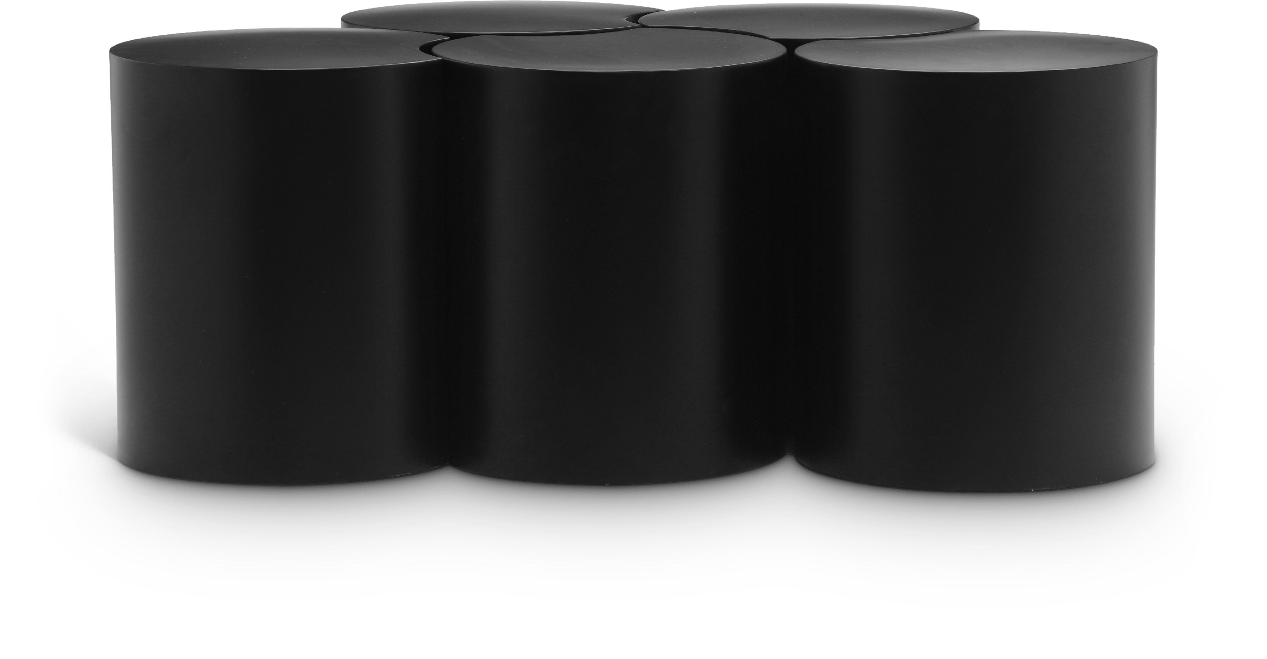 Dimple - 20" 5 Piece Modular Coffee Table - Black