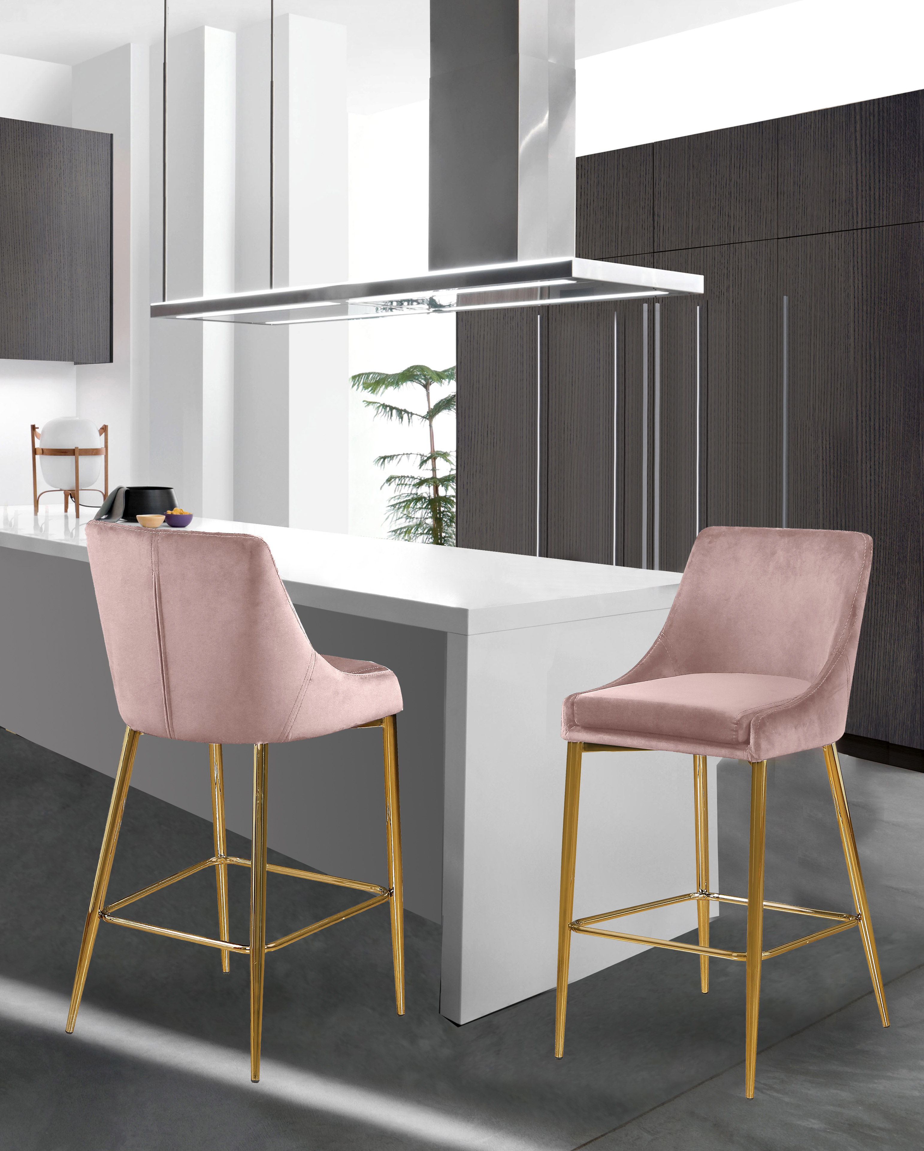 Karina - Stool (Set of 2) - Pink