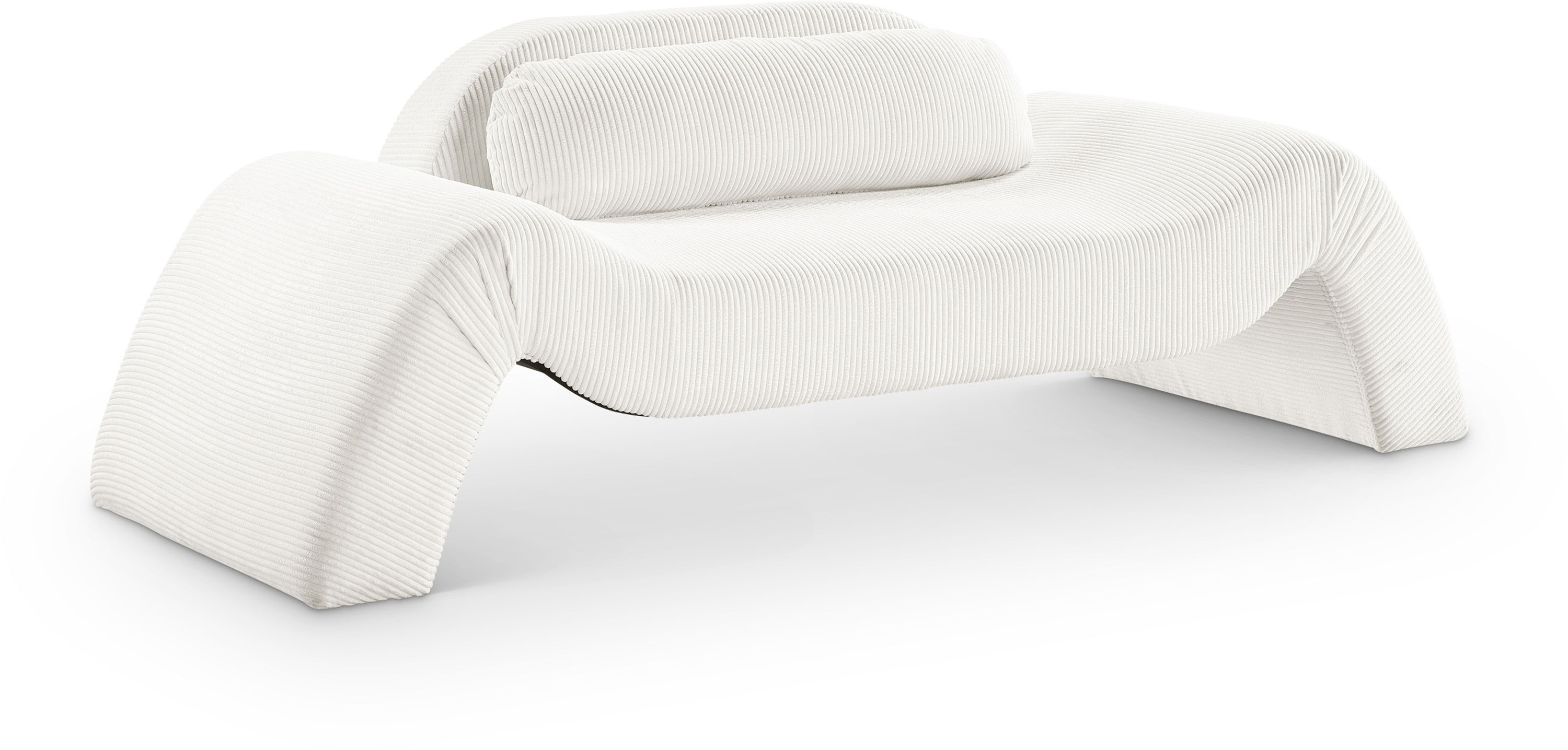 Austin - Corduroy Loveseat - Cream