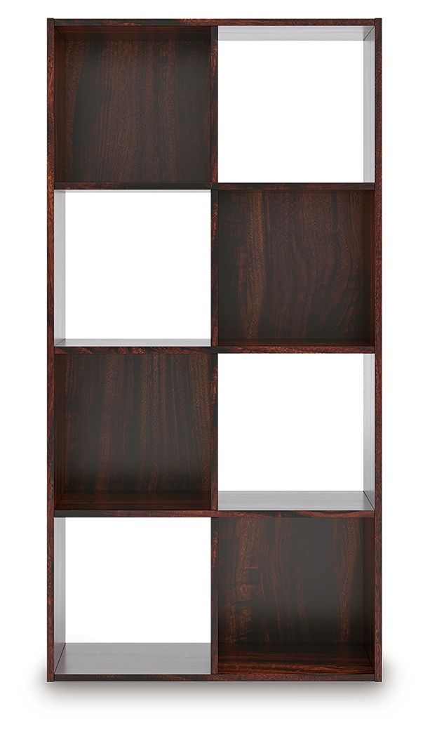 Ashley Furniture Glosmount - Eight Cube Organizer - Cherry / Light Brown - Image 2