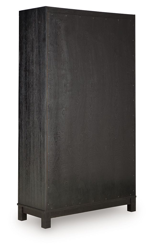Ashley Furniture Christop - Accent Cabinet - Black / Brown - Image 5