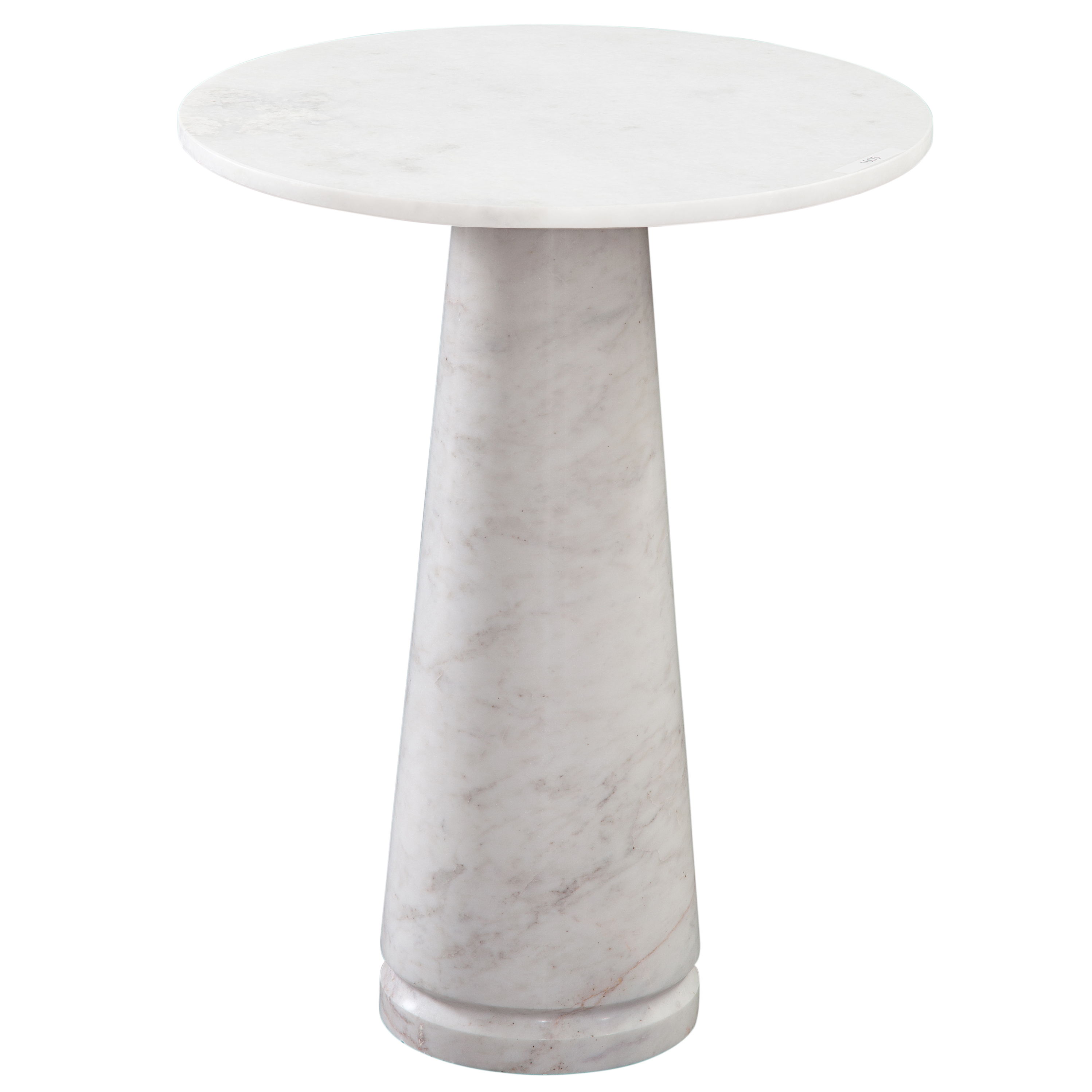 Joni - Marble End Table Base - Talita White
