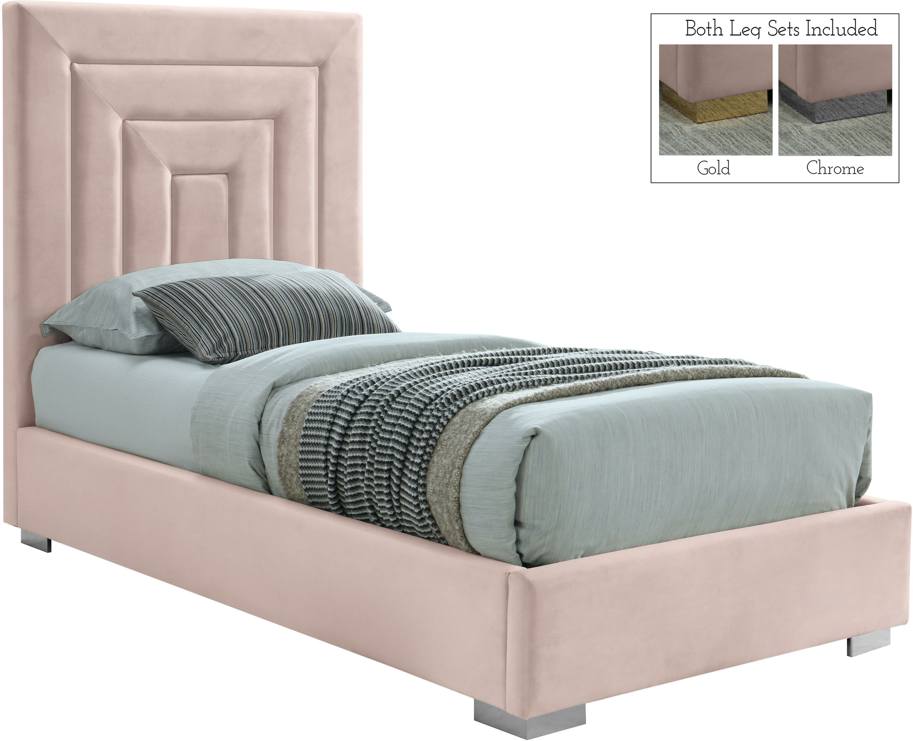 Nora - Twin Bed - Pink