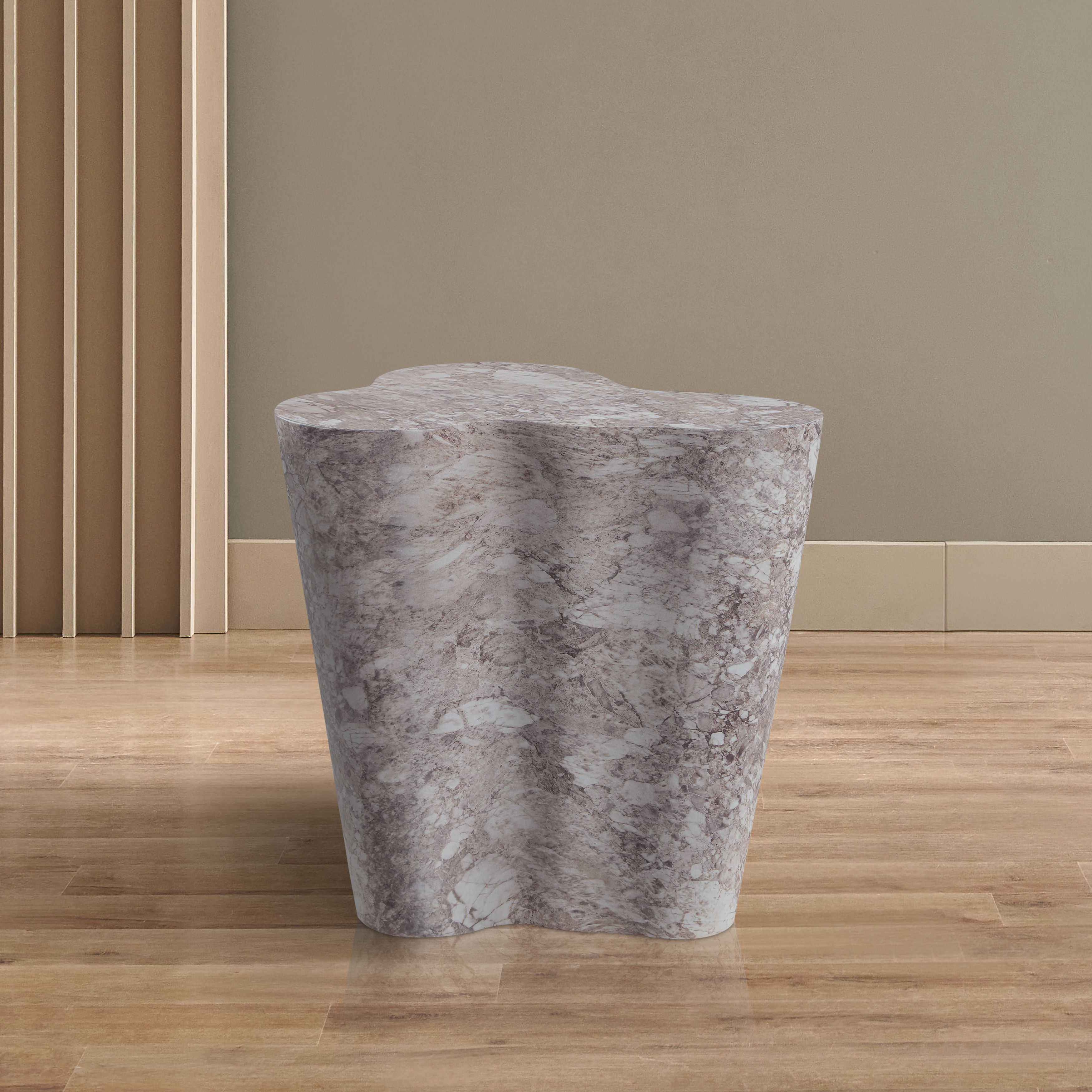 Monza - Concrete End Table - Brown