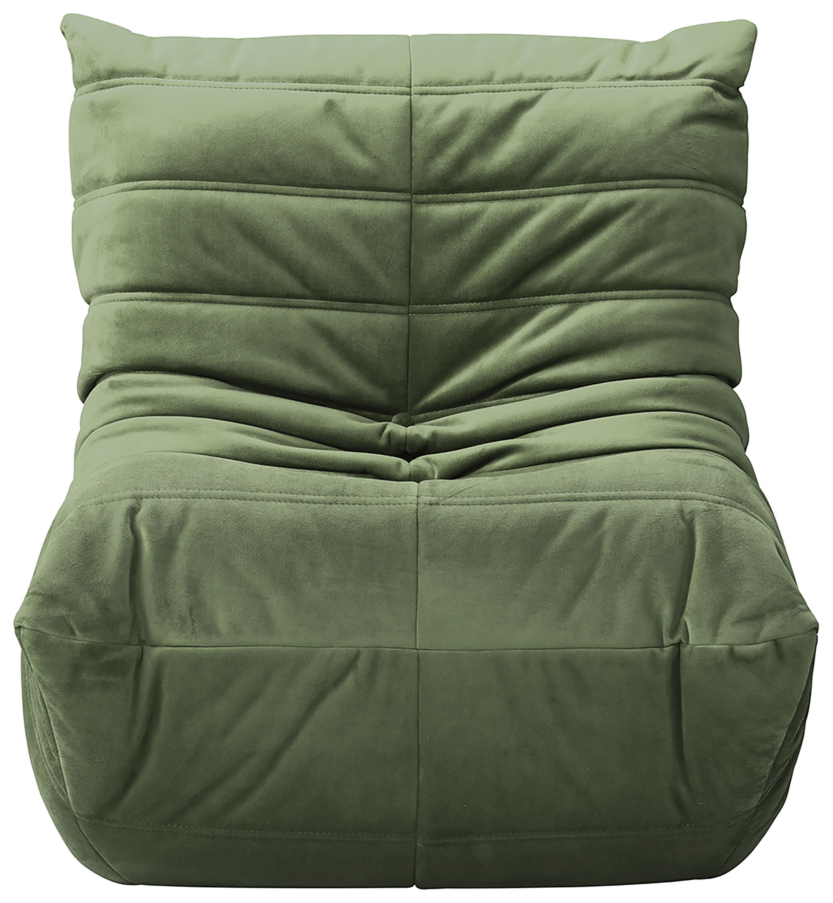 Relax - Velvet Upholstered Chair - Green
