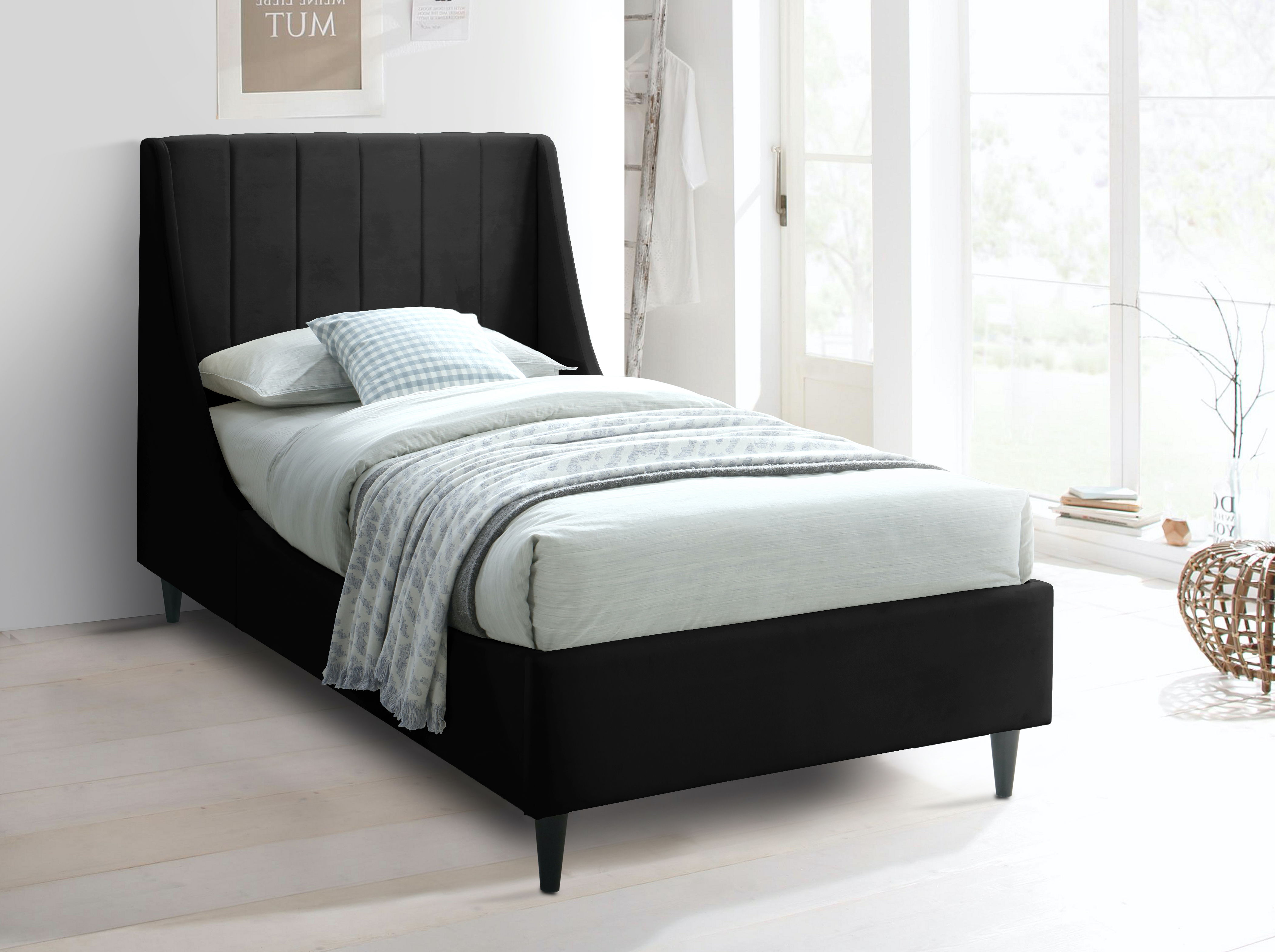 Eva - Twin Bed - Black