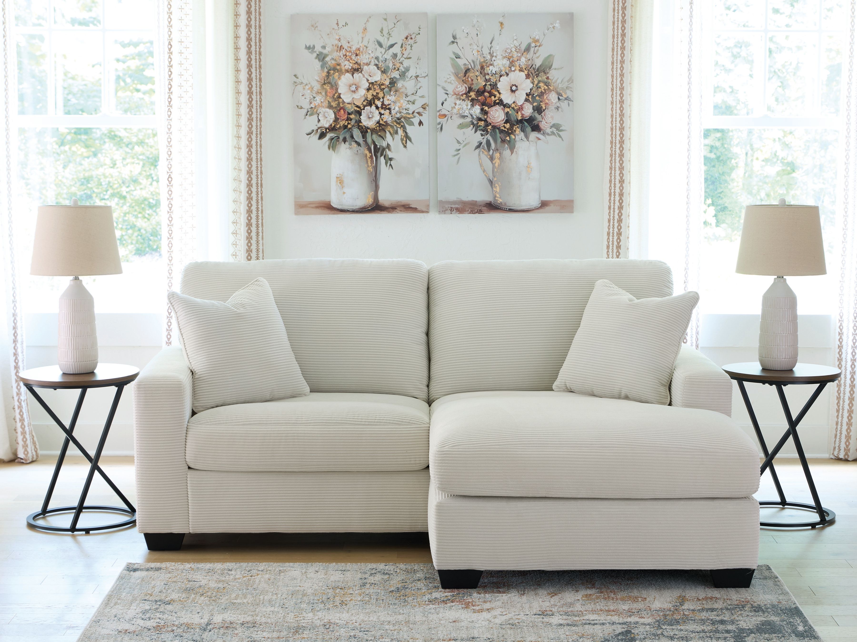 Greenbriar - Sofa Chaise - Ivory