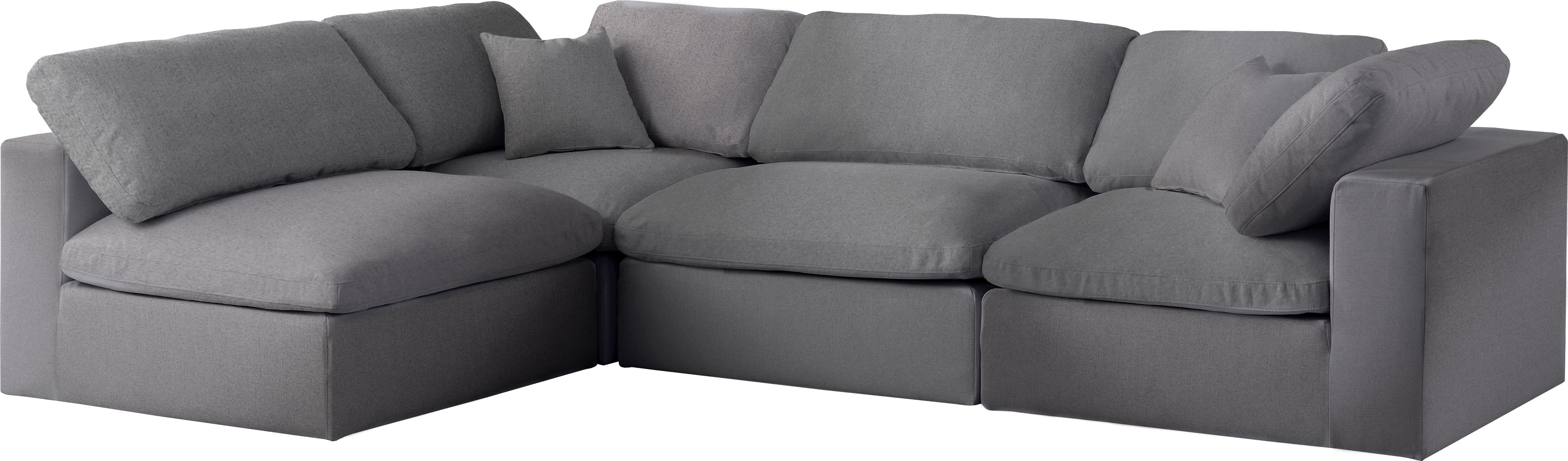 Serene - 4 Piece Modular Sectional - Gray