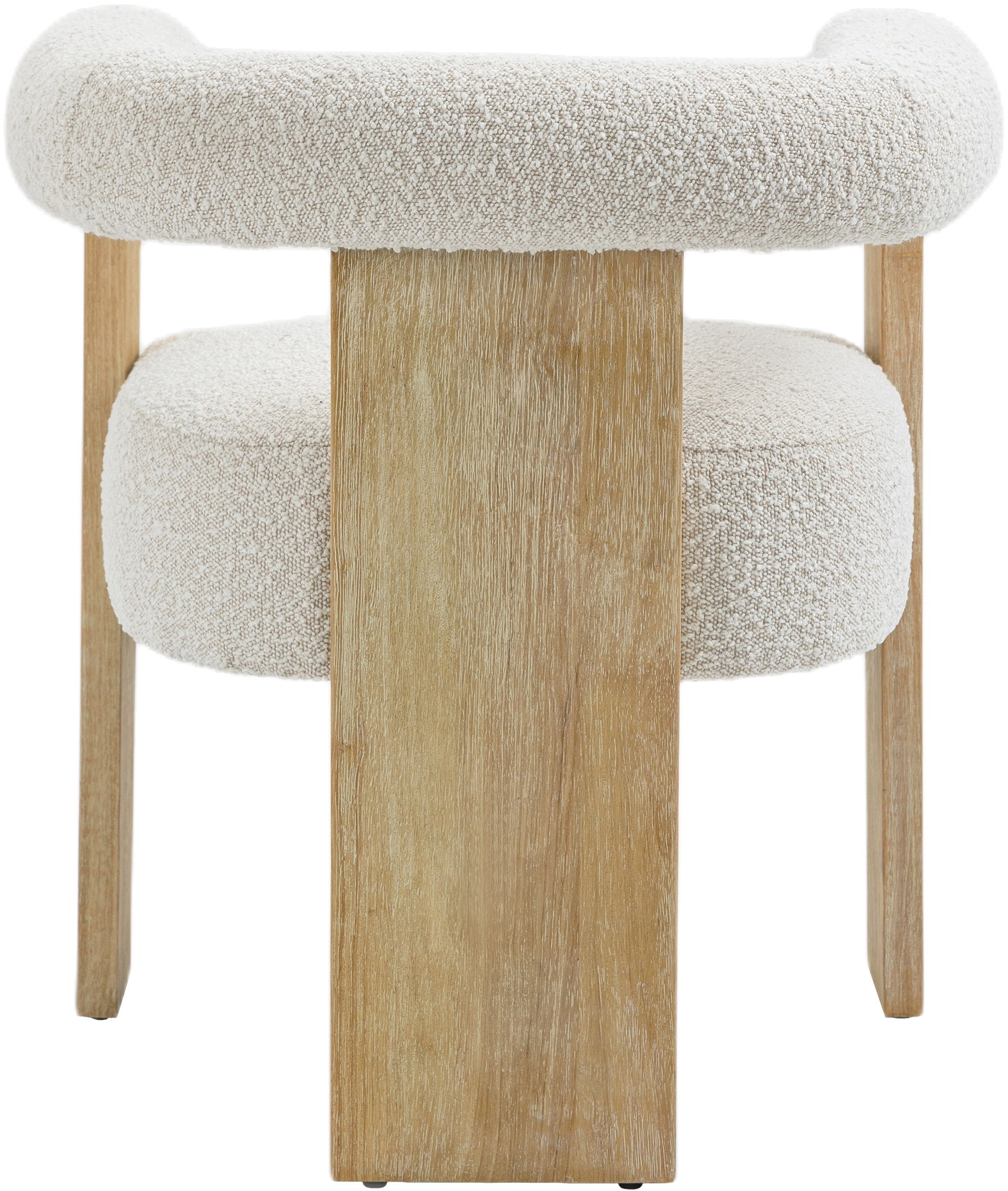 Barrel - Dining Chair - Natural / Cream