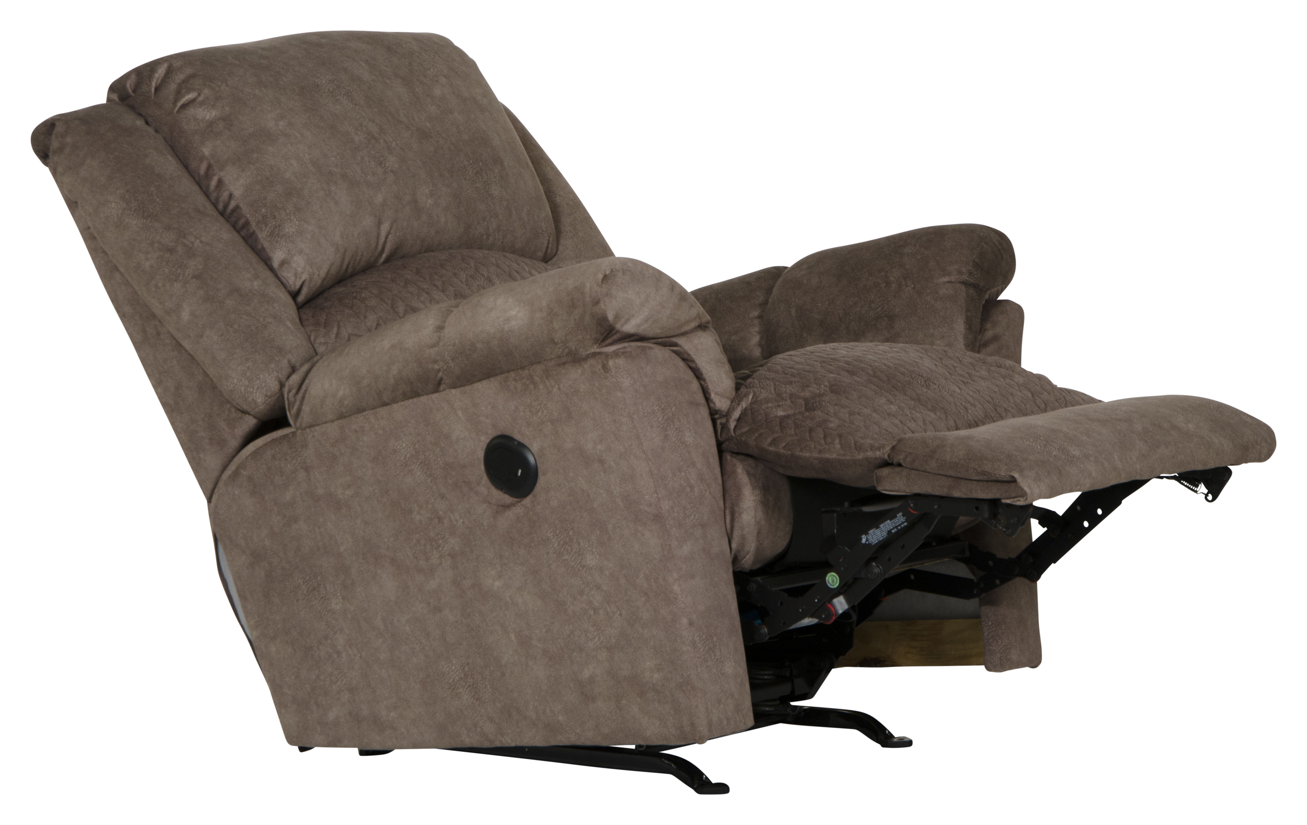 Malloy - Fabric Power Rocker Recliner - Portabella