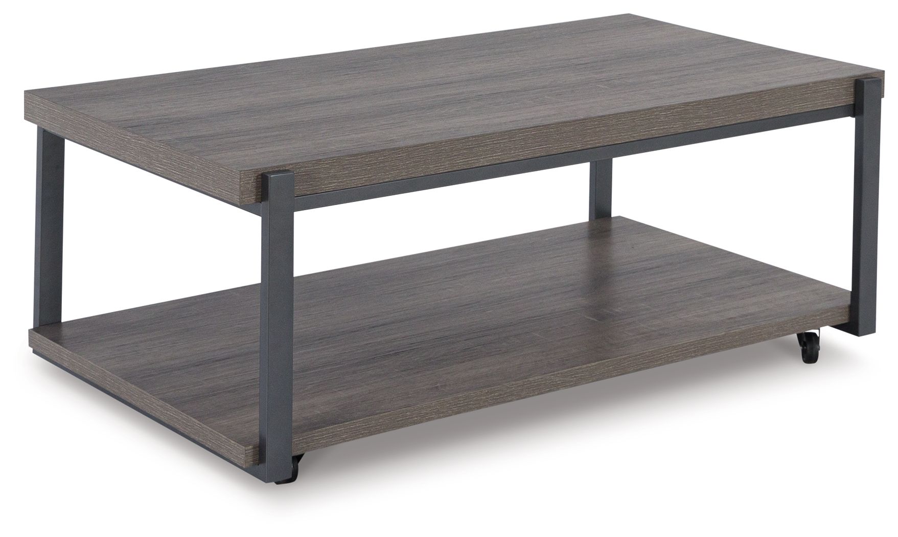 Ashley Furniture Wilmaden - Occasional Table Set (Set of 3) - Gray / Black - Image 4