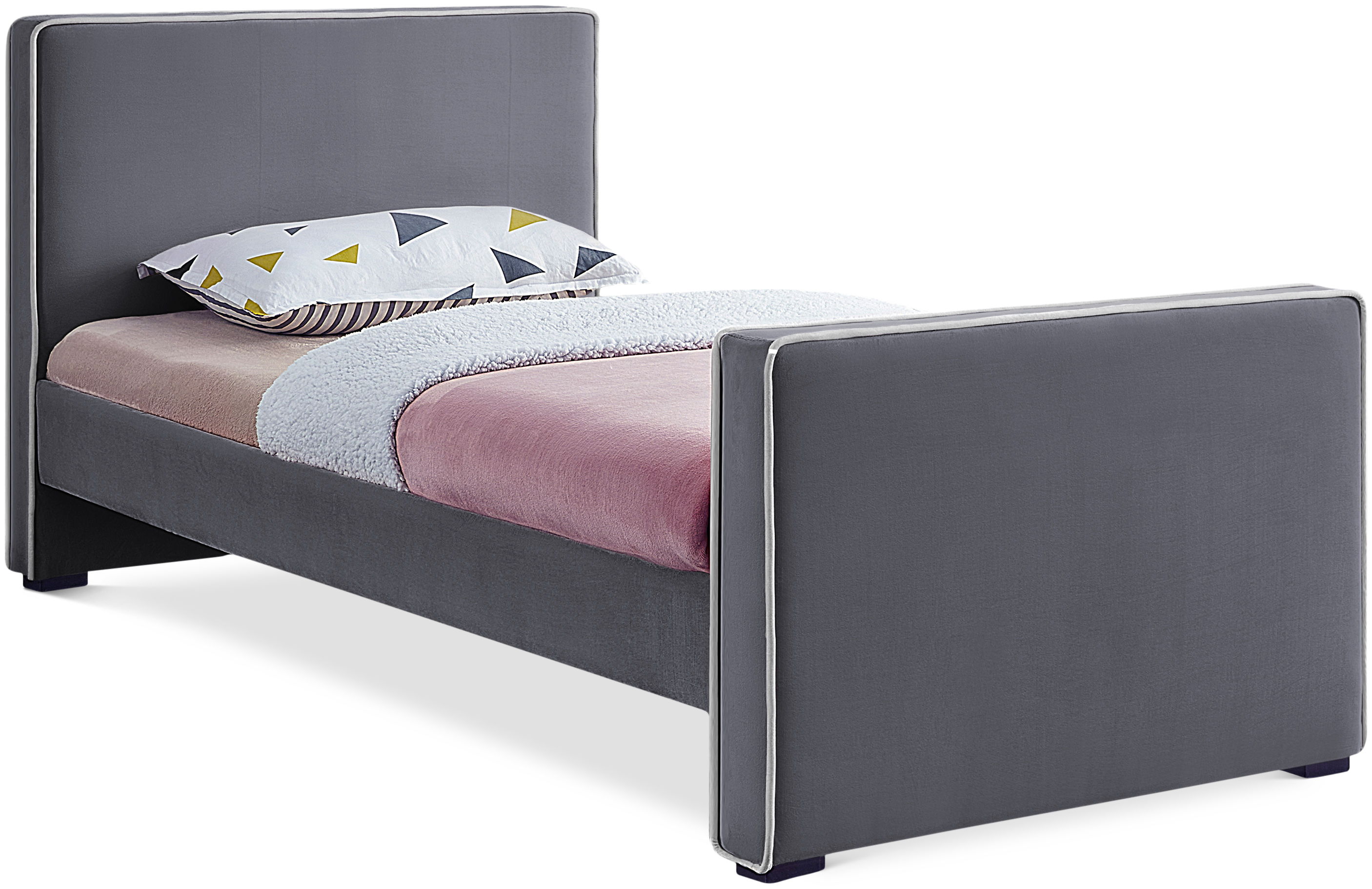Dillard - Twin Bed - Gray
