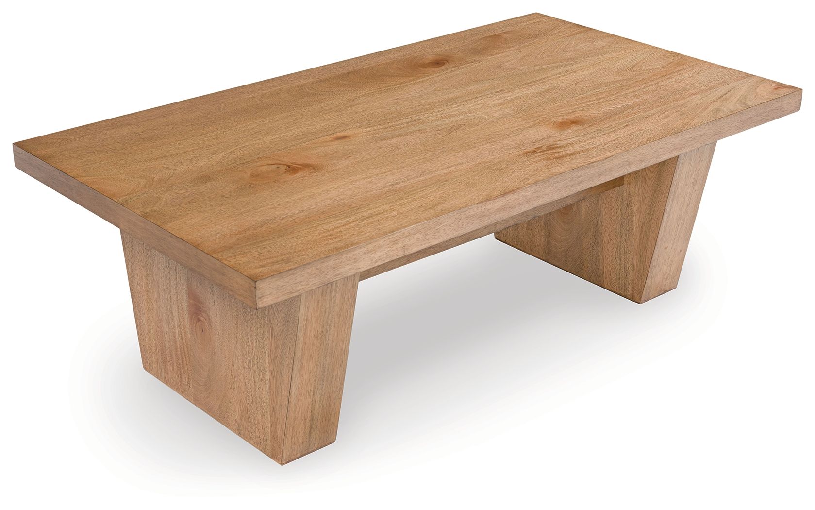 Ashley Furniture Kristiland - Rectangular Cocktail Table - Light Brown - Image 3