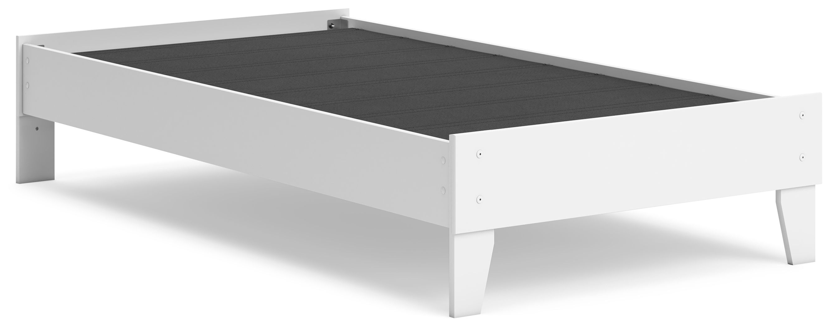 Hallityn - Twin Platform Bed - White