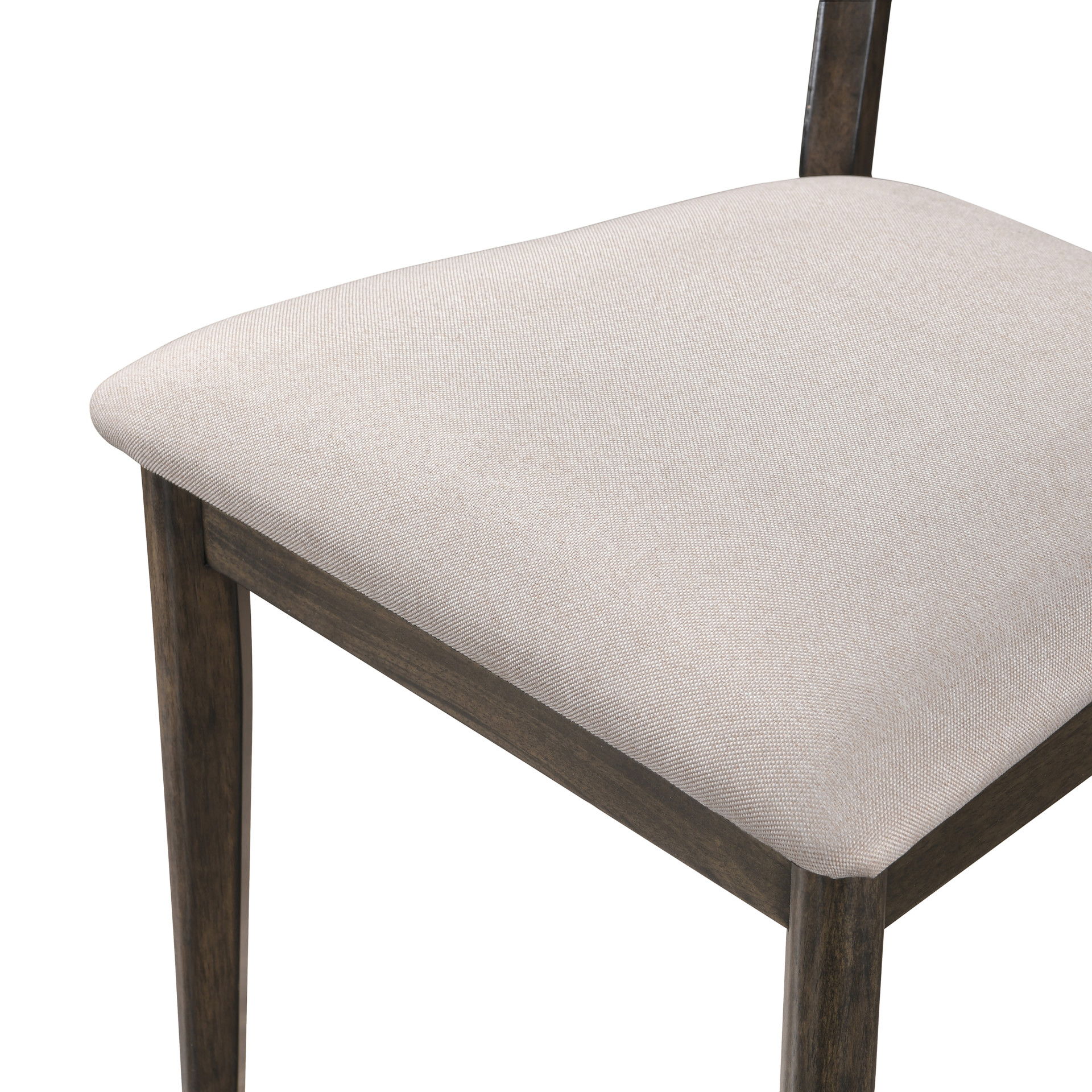 Rex - Open Back Dining Chair (Set of 2) - Brown And Beige, dark brown, view 5
