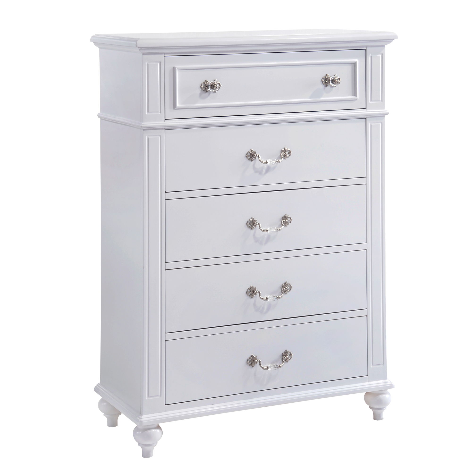 Alana - Twin Platform 3 Piece Bedroom Set - White