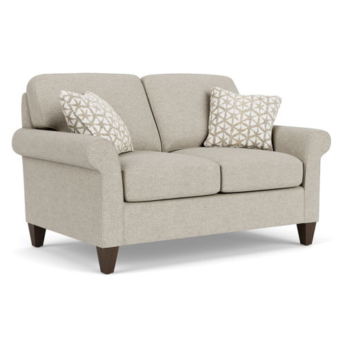 Westside - Fabric Loveseat, light gray
