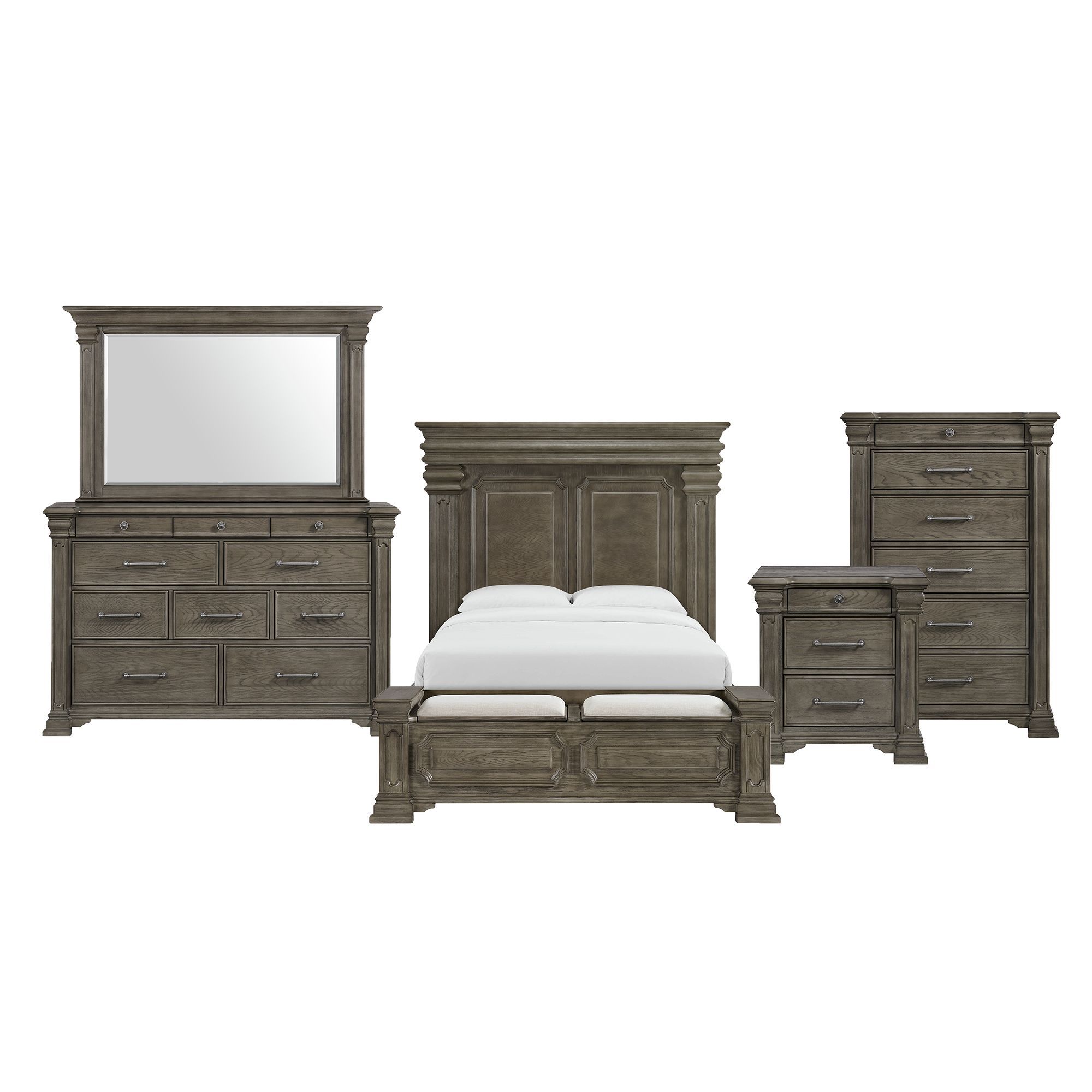 King · 5 Pc · Bedroom Set