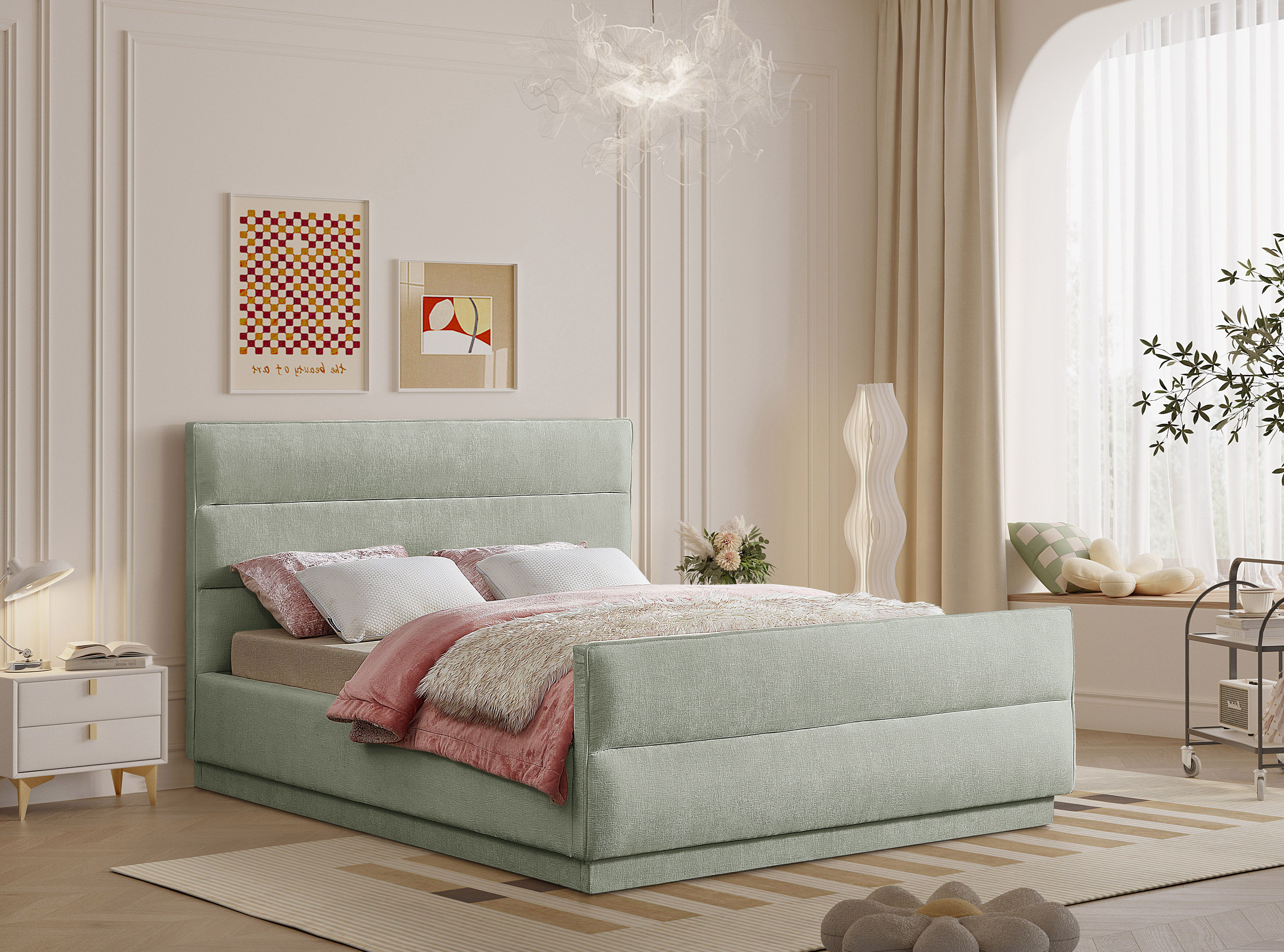 Paxton - King Bed - Mint