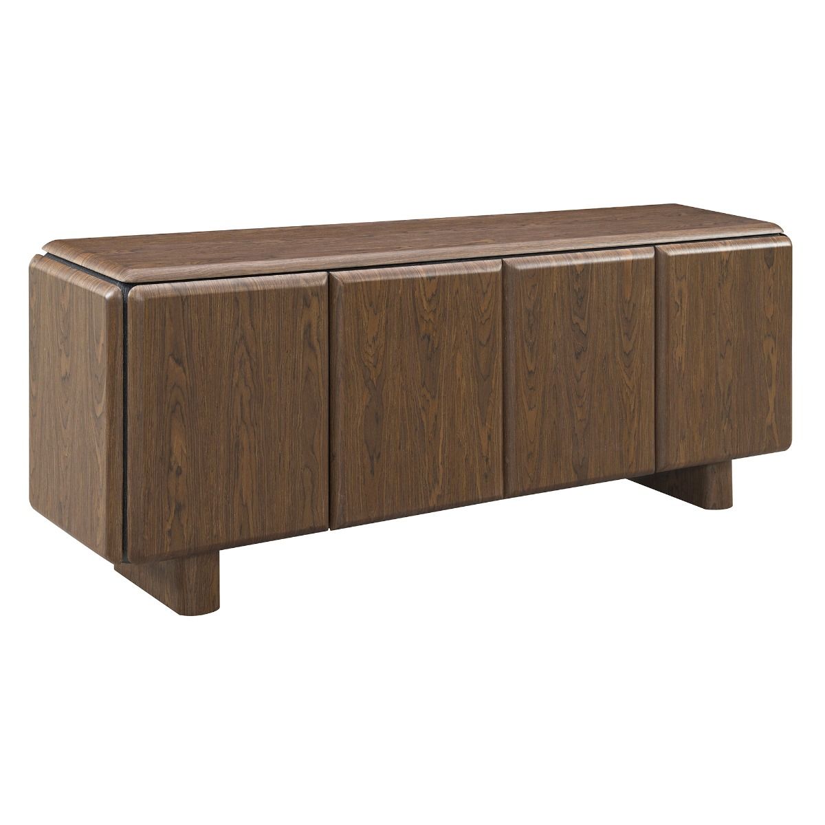 Lanza - Console Table - Dark Walnut, dark brown, view 3