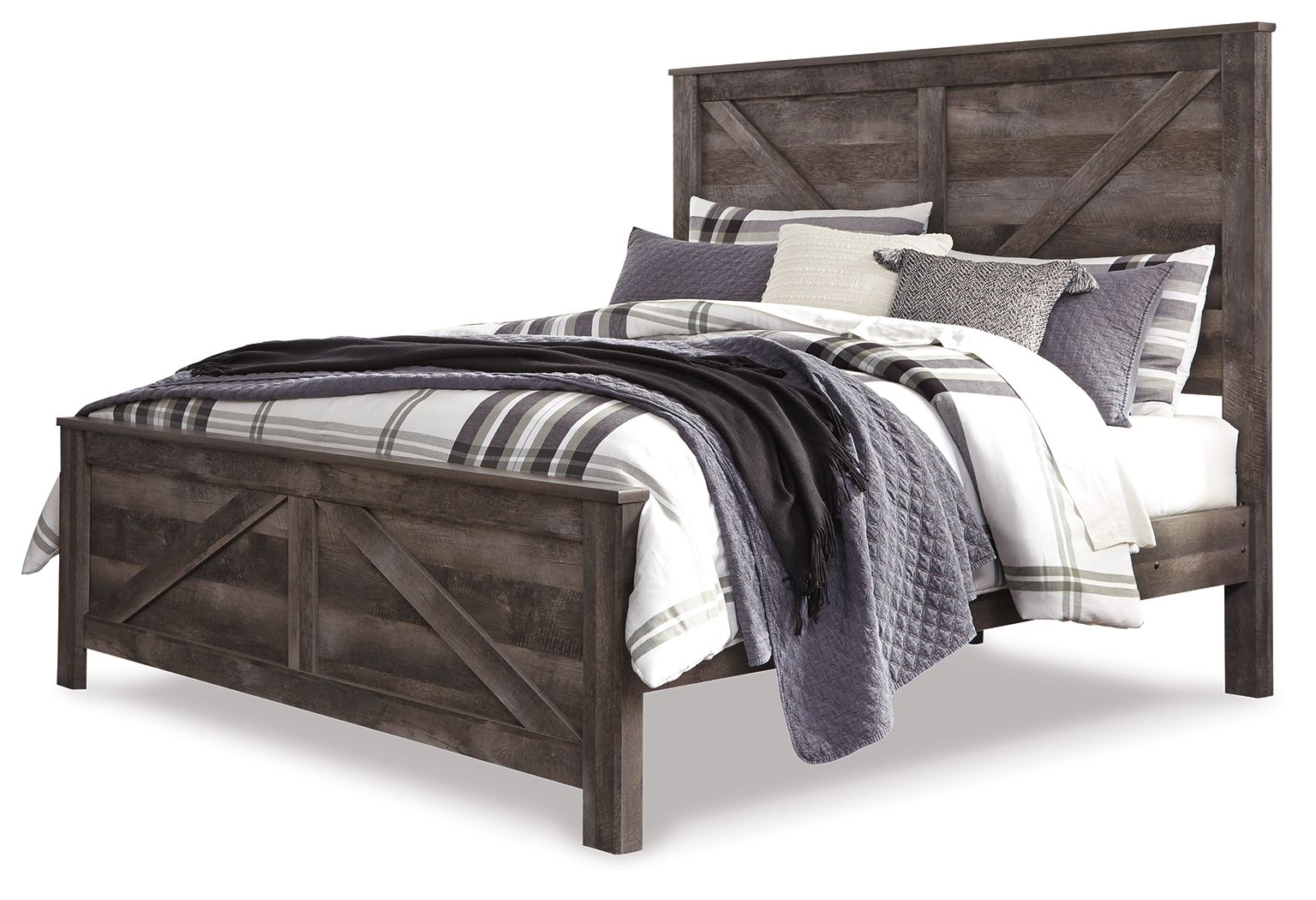 King Crossbuck Panel Bed