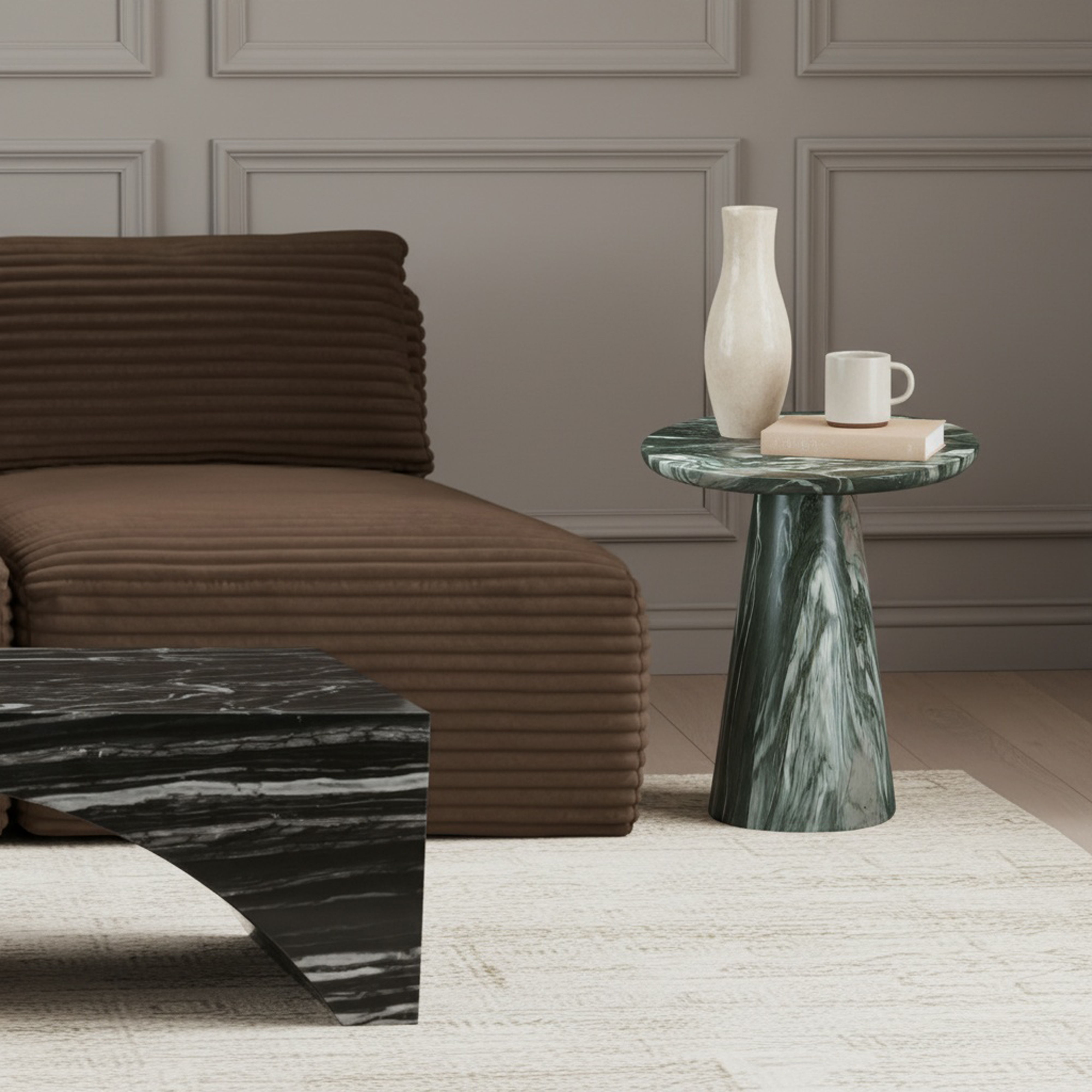 Cassino - Concrete Indoor / Outdoor End Table - Green