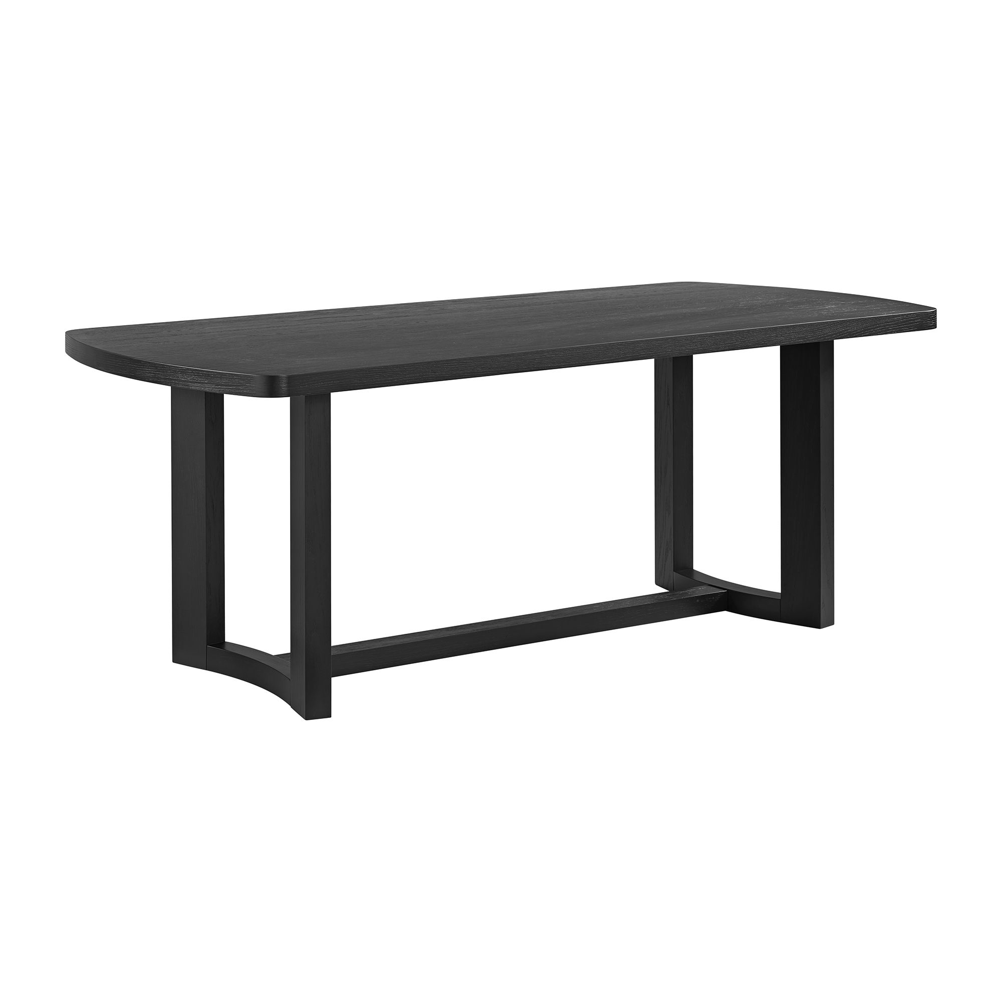 Portland - 7 Piece Standard Height Dining Set (Rectangular Table And Six Chairs) - Black