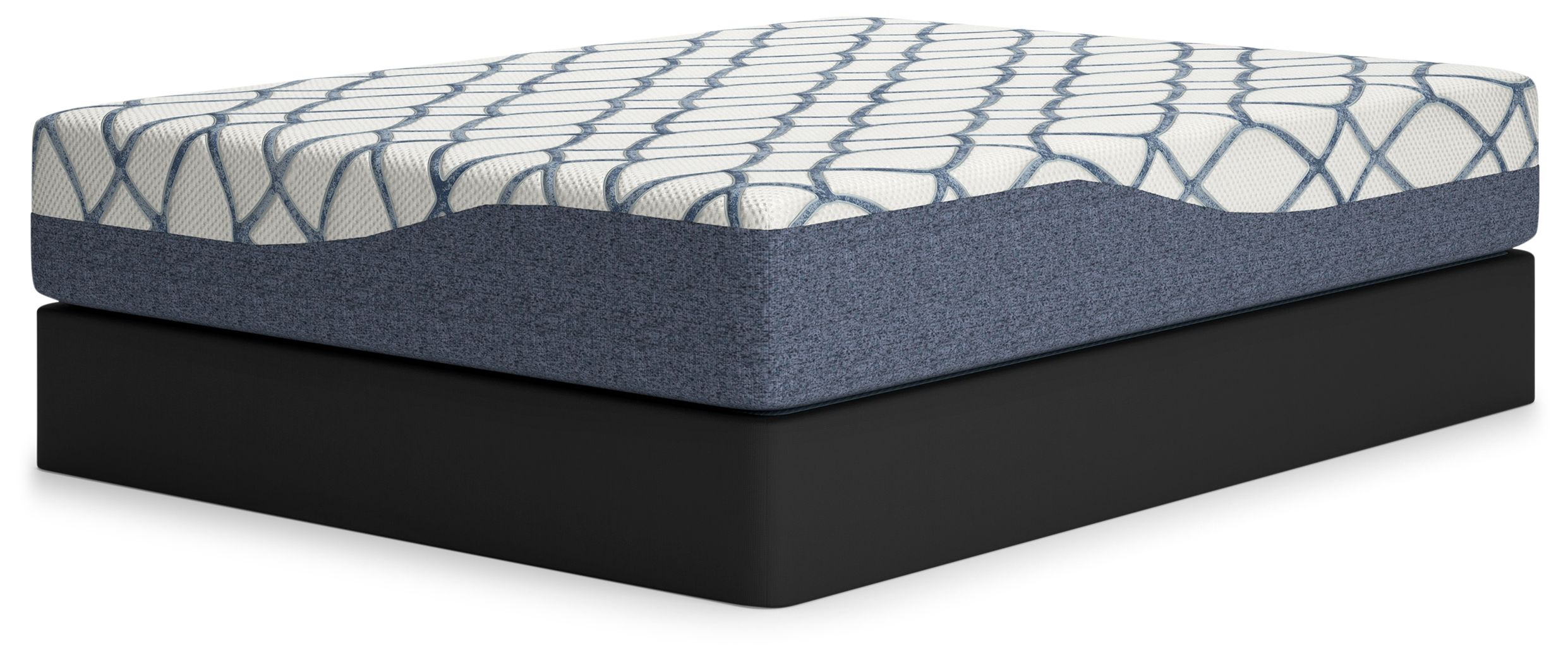 Ashley Furniture 12 Inch Chime Elite 2.0 - Full Mattress - White / Blue - Image 8