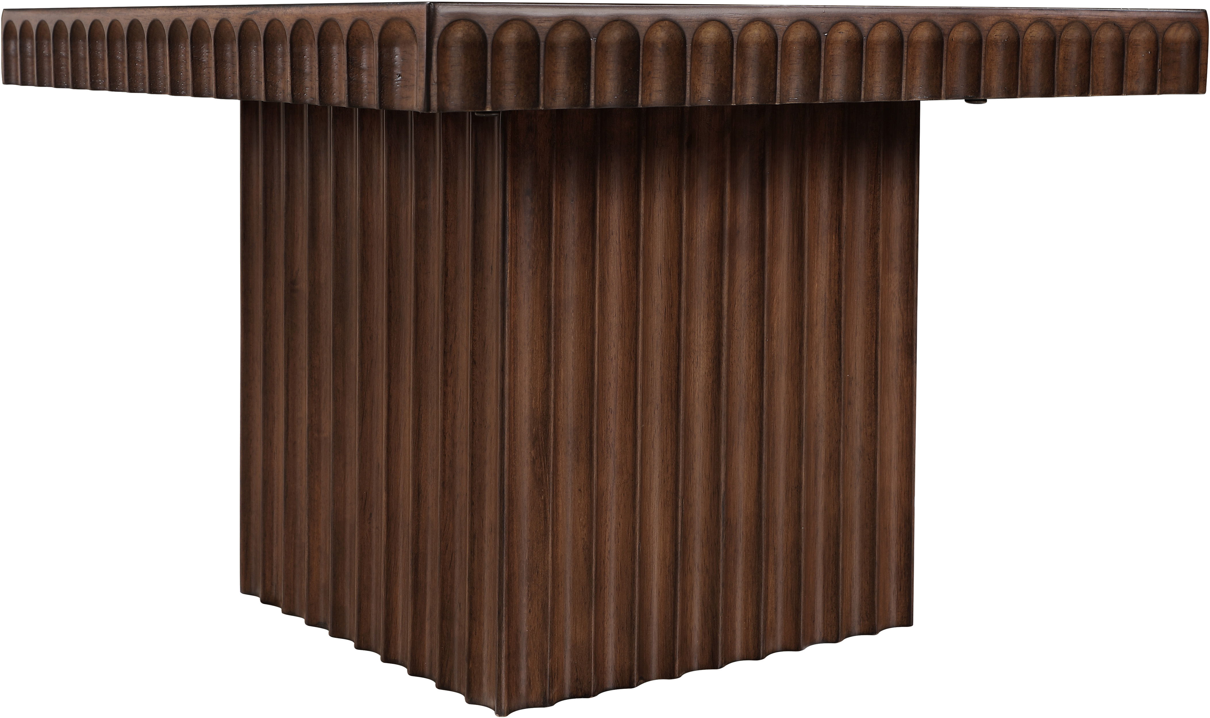 Spencer - 15" Oak Veneer Coffee Table - Brown