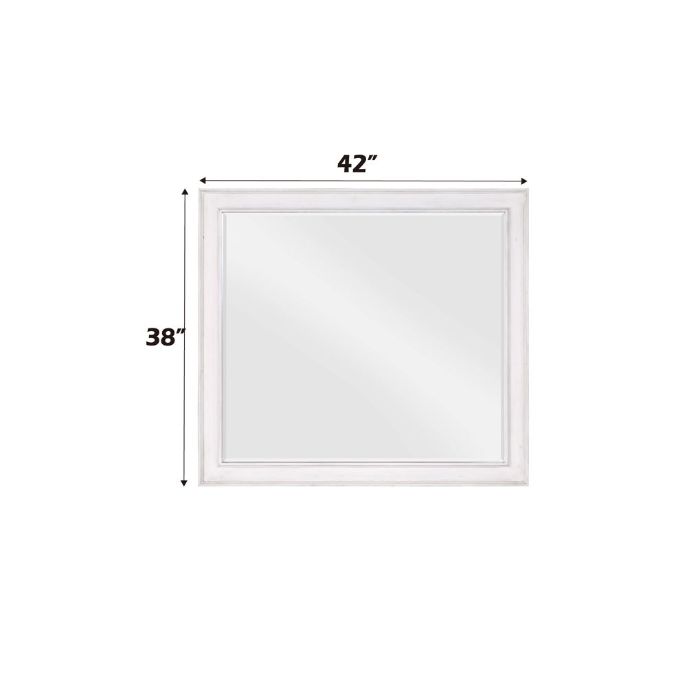 Katia - Mirror - Rustic Gray & Weathered White, white, view 3