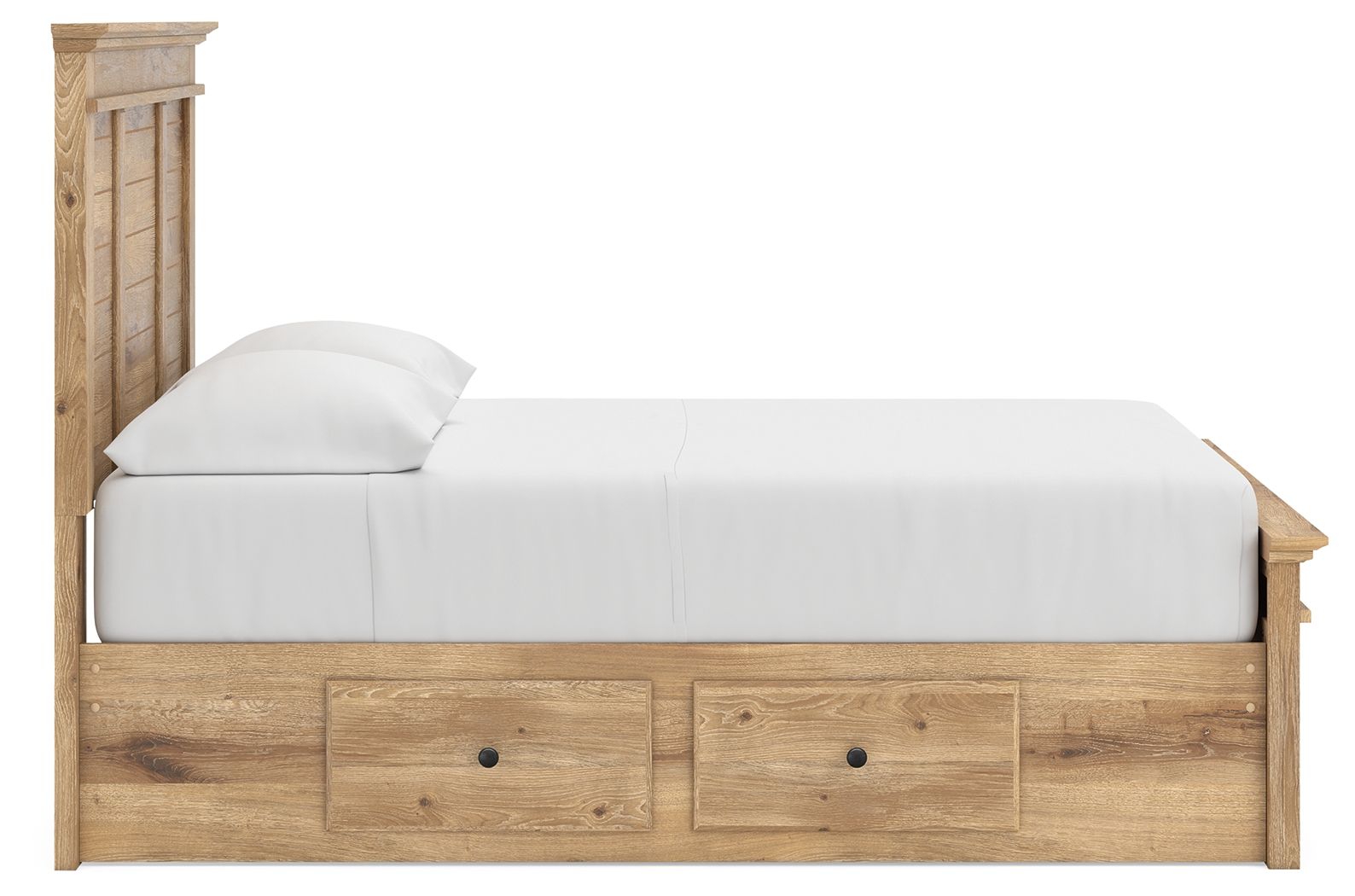 Ashley Furniture Makidern - Full Panel Storage Bed With 2 Under Bed Storage Units - Tan - Image 10