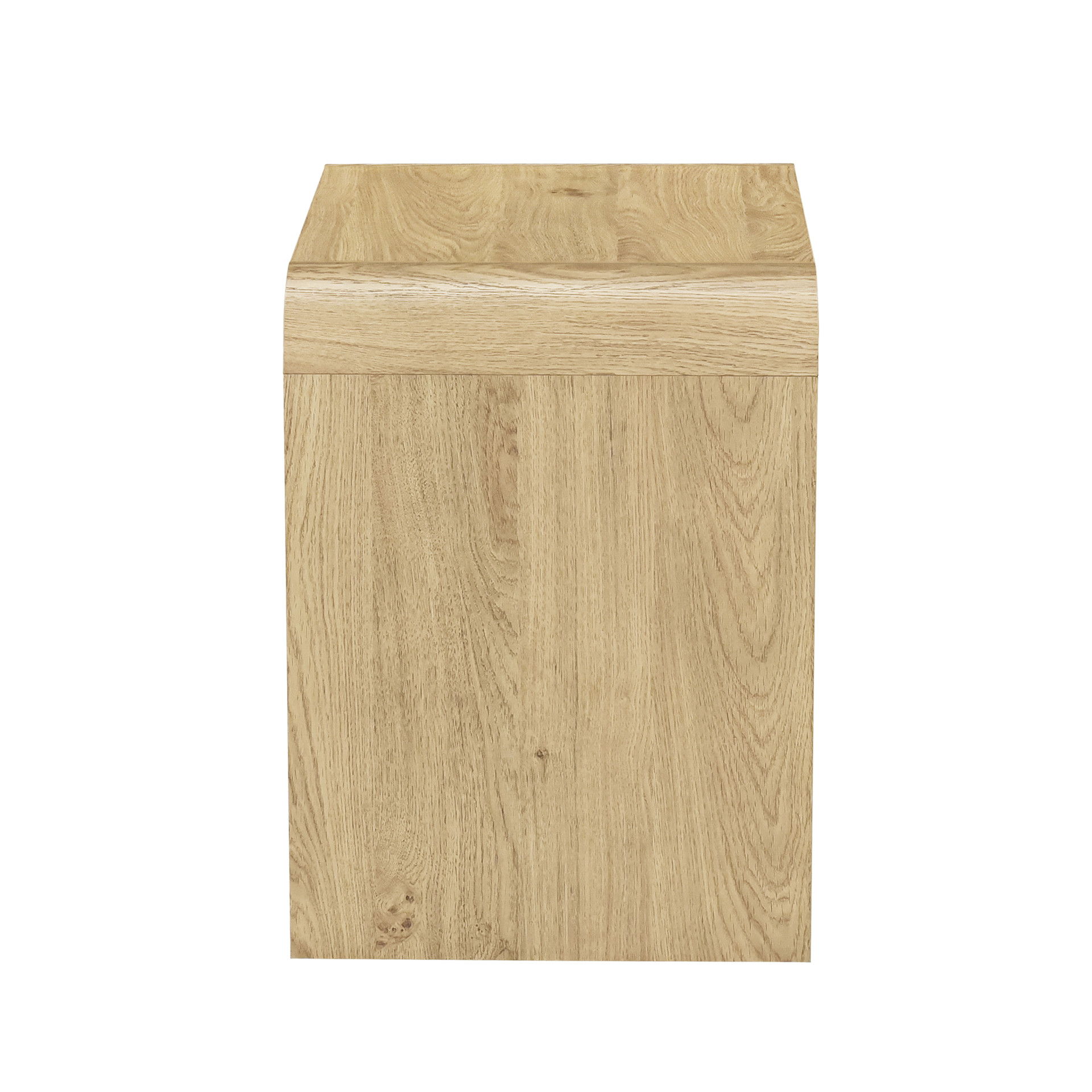 Mara - One Drawer End Table / Bedside Table - Natural, light brown, view 4