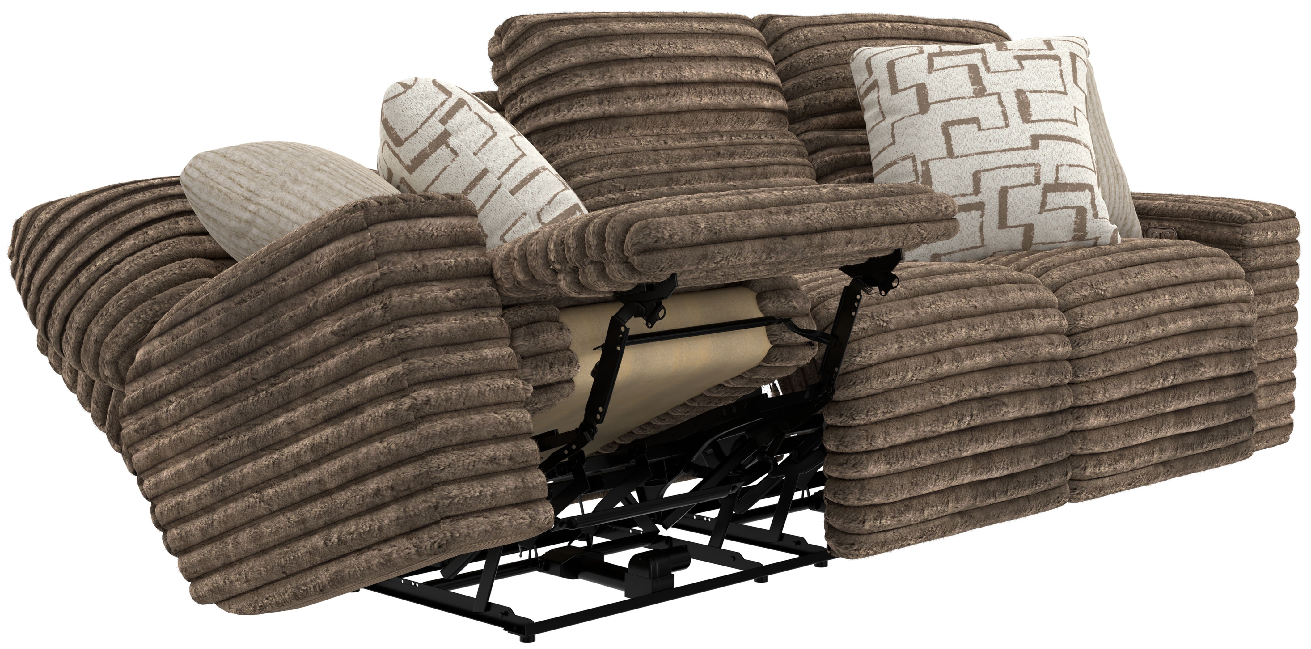 Lynx - Power Reclining Sofa With Zero Gravity - Mocha