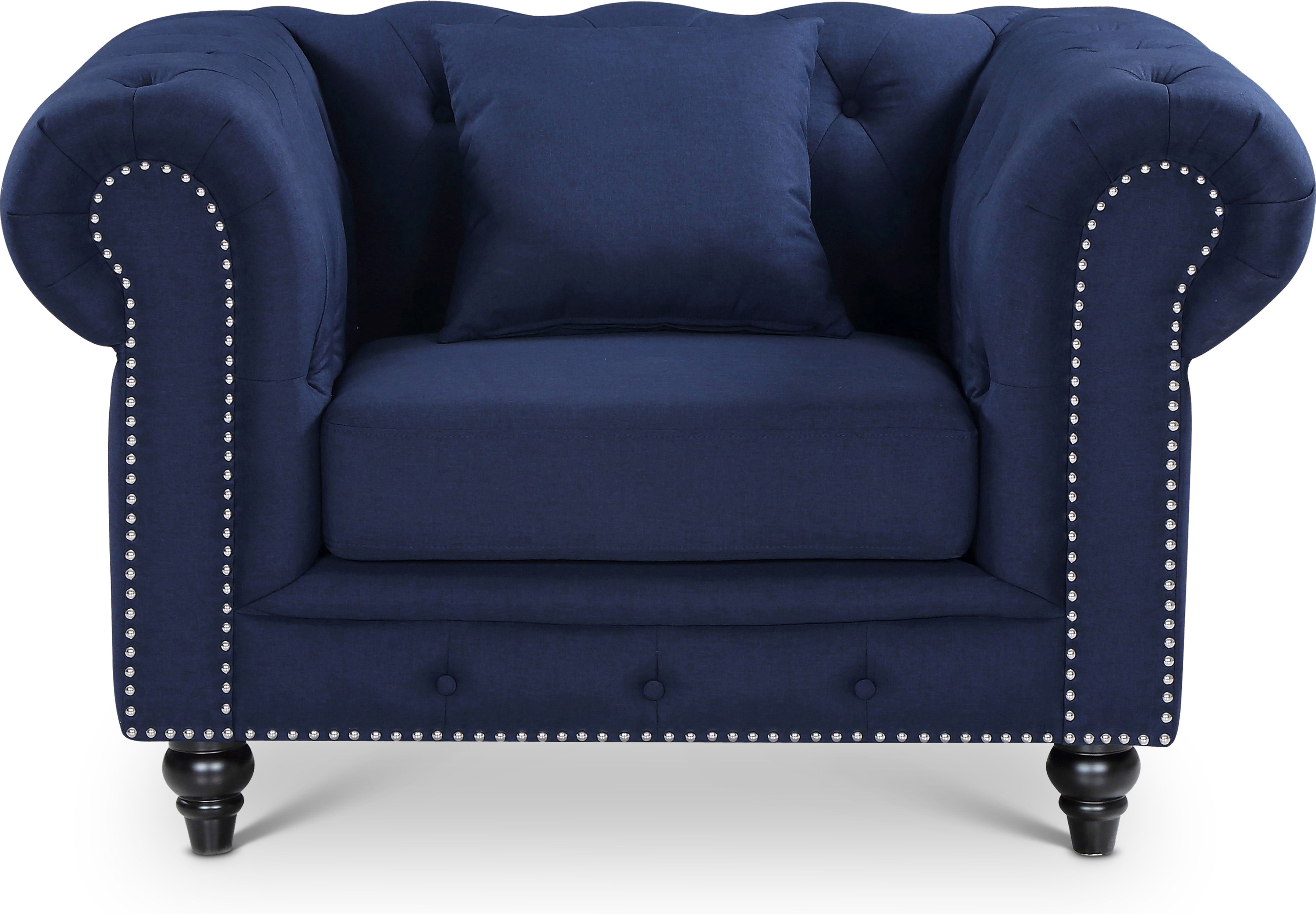 Chesterfield - Chair - Navy