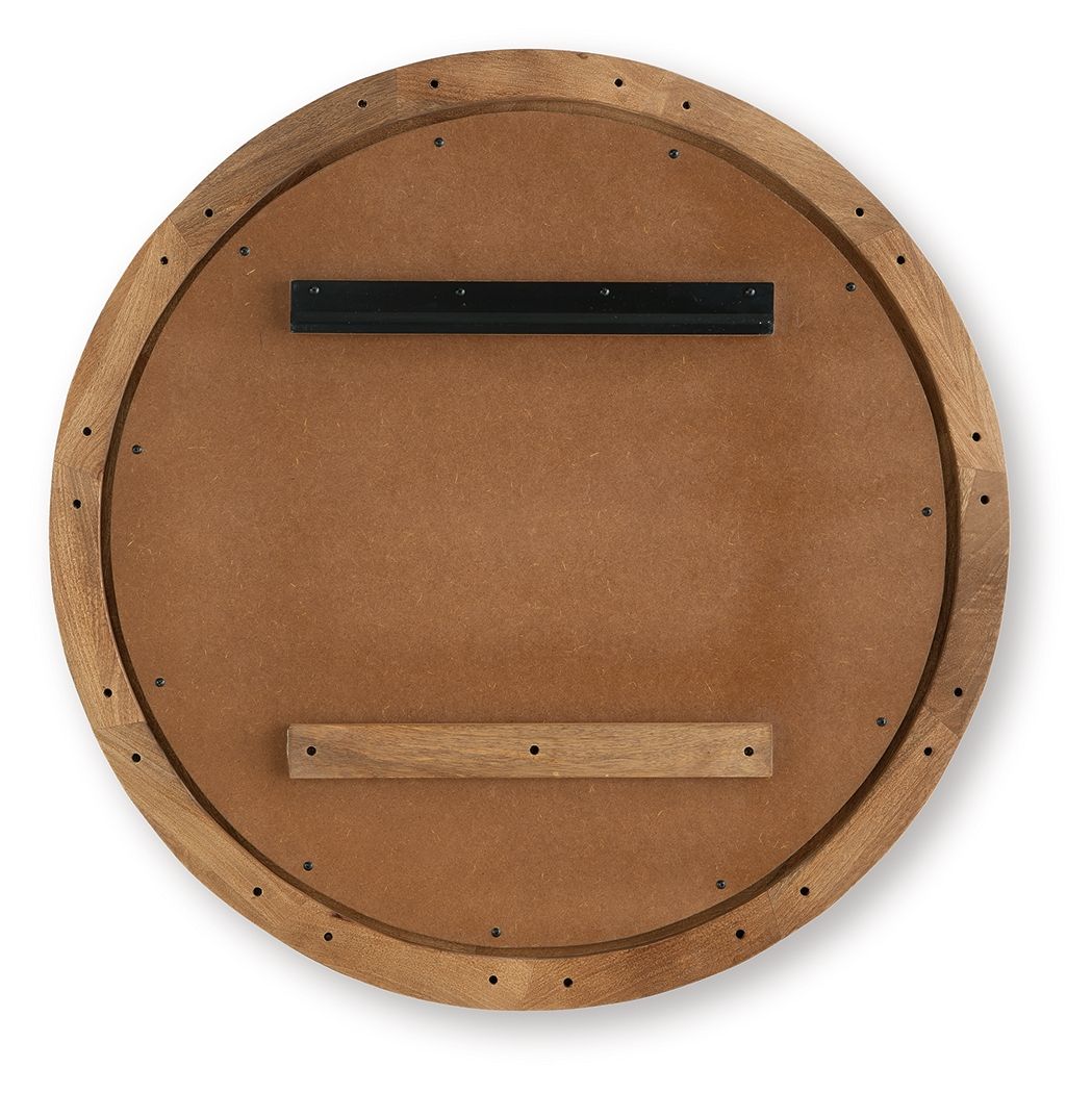 Aajon - Accent Mirror - Brown, dark brown, view 4