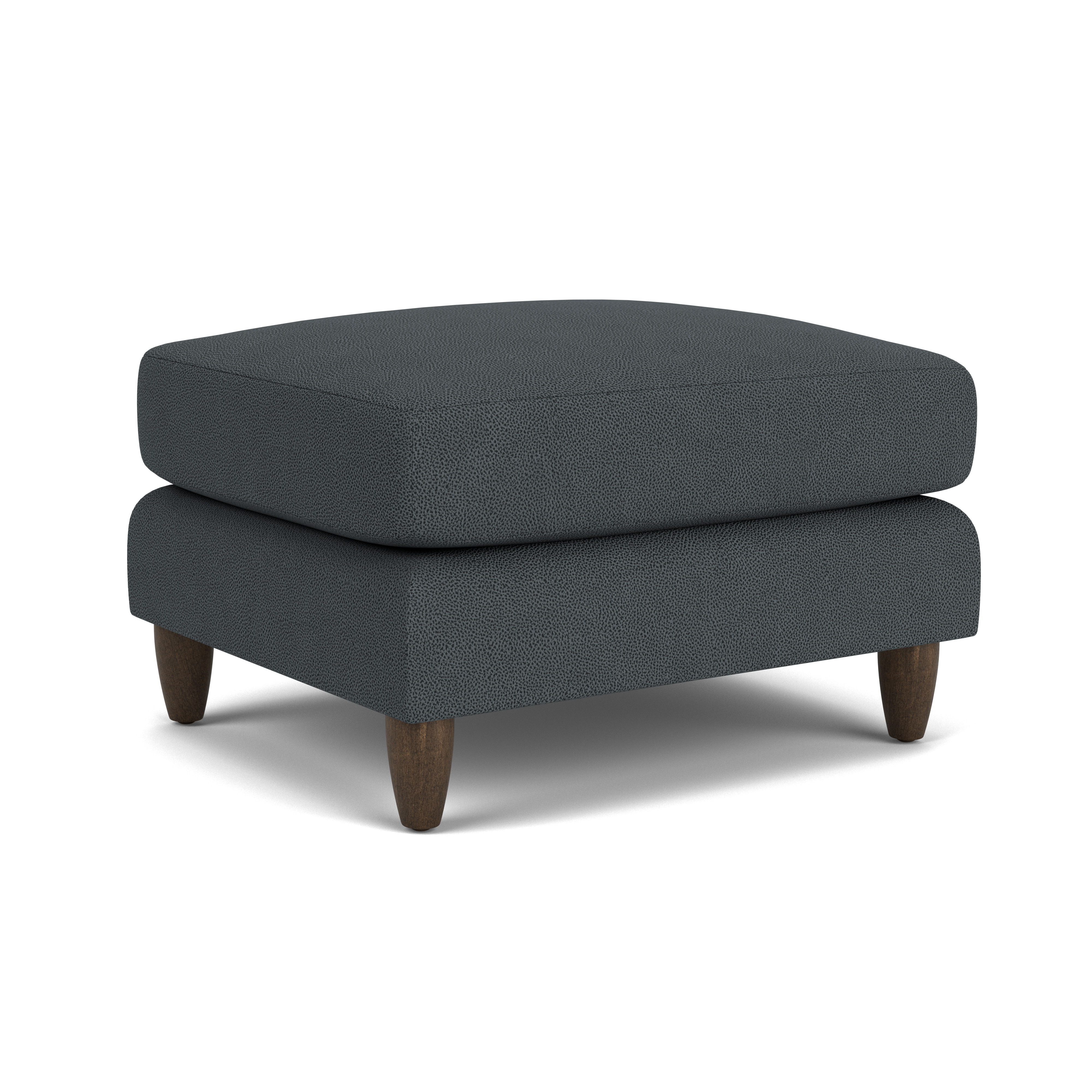 Thomas - Fabric Ottoman, gray, view 2