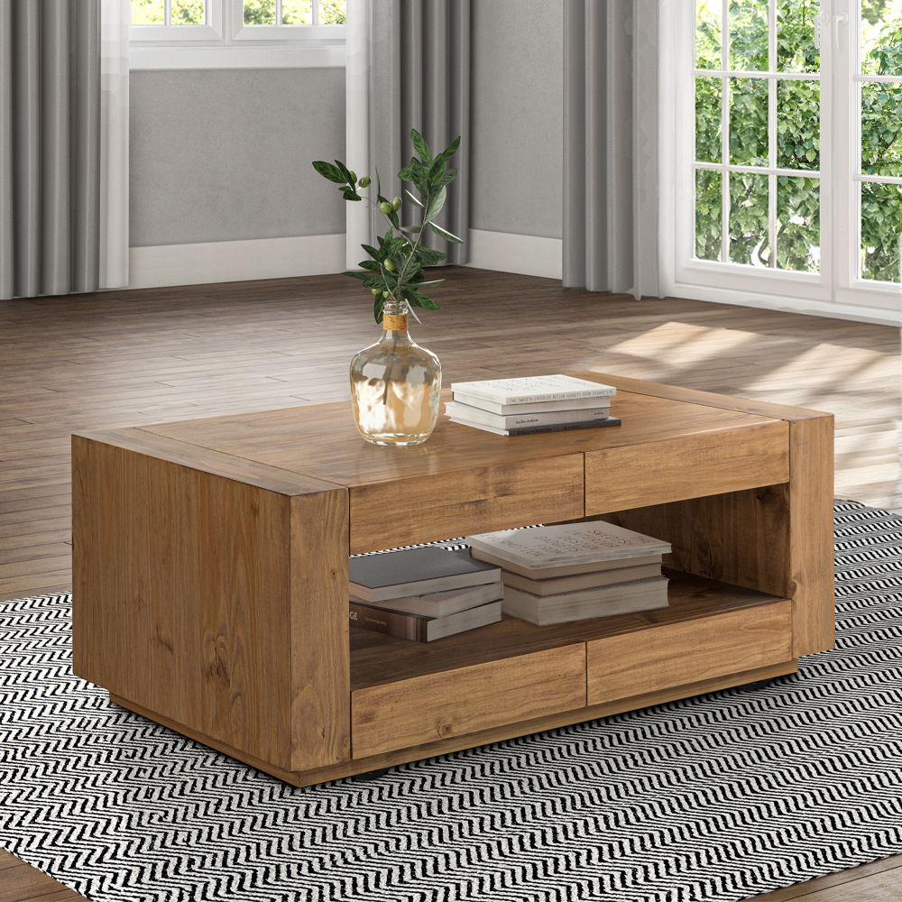 Harlan - Coffee Table - Oak, light brown